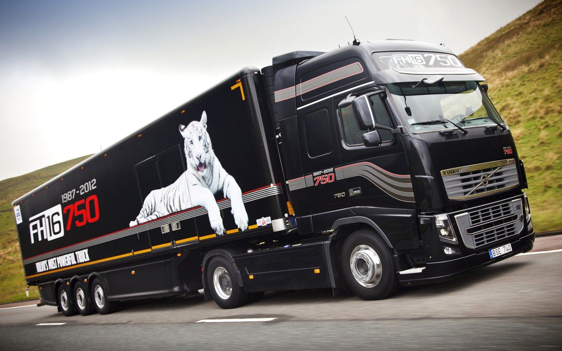 1920x1200 HD Wallpaper of the Volvo FH16 750: Power Meets Performance