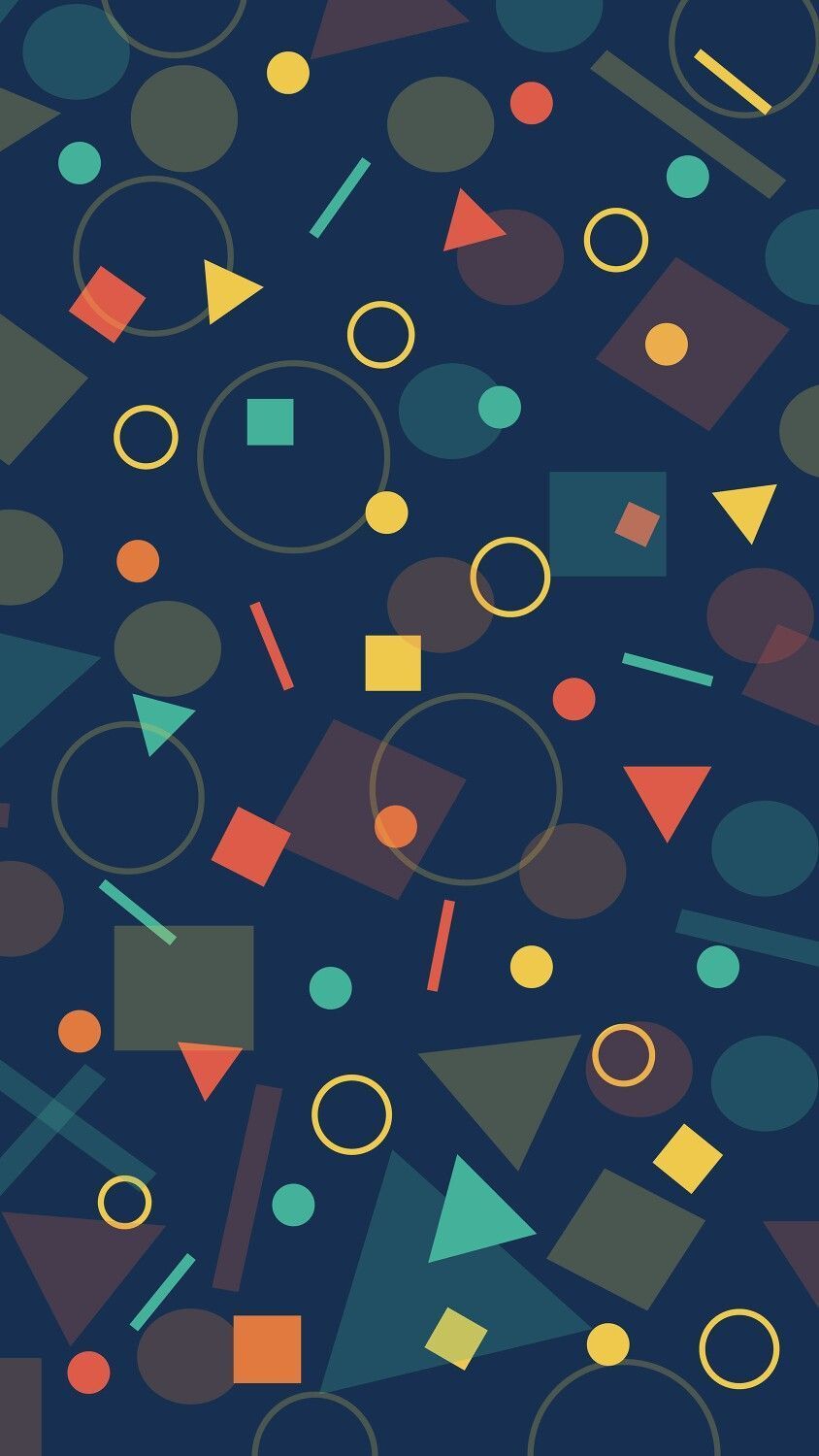844x1500 Minimal Pattern Wallpaper