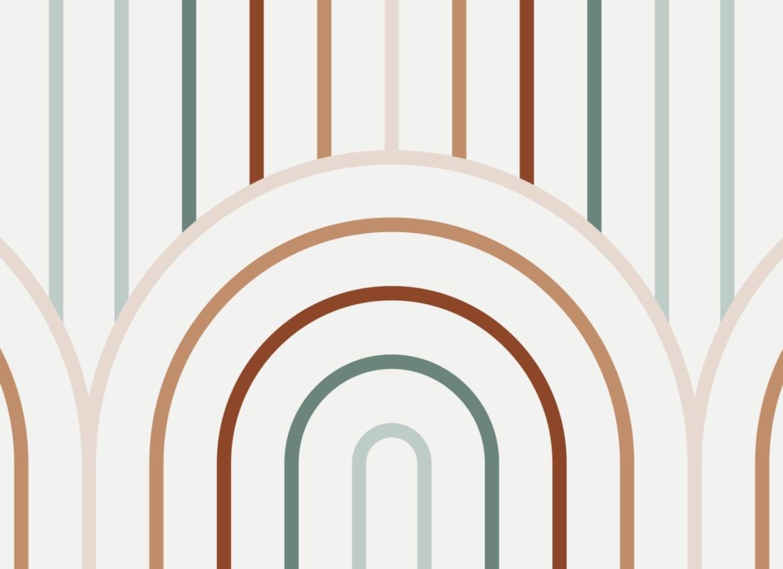 1101x801 Multi Colour Minimalist Loop Wallpaper