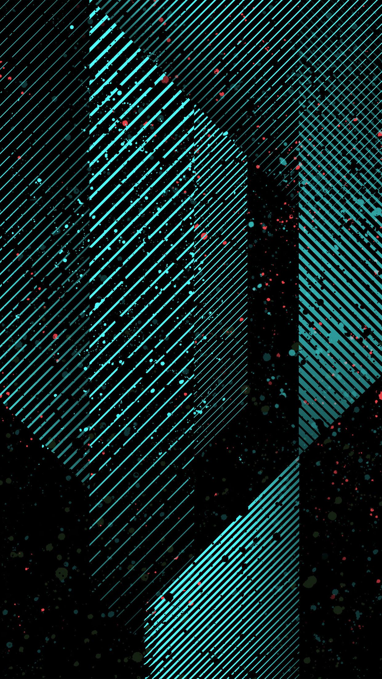 1242x2208 iPhone X wallpaper. dark art minimal pattern blue