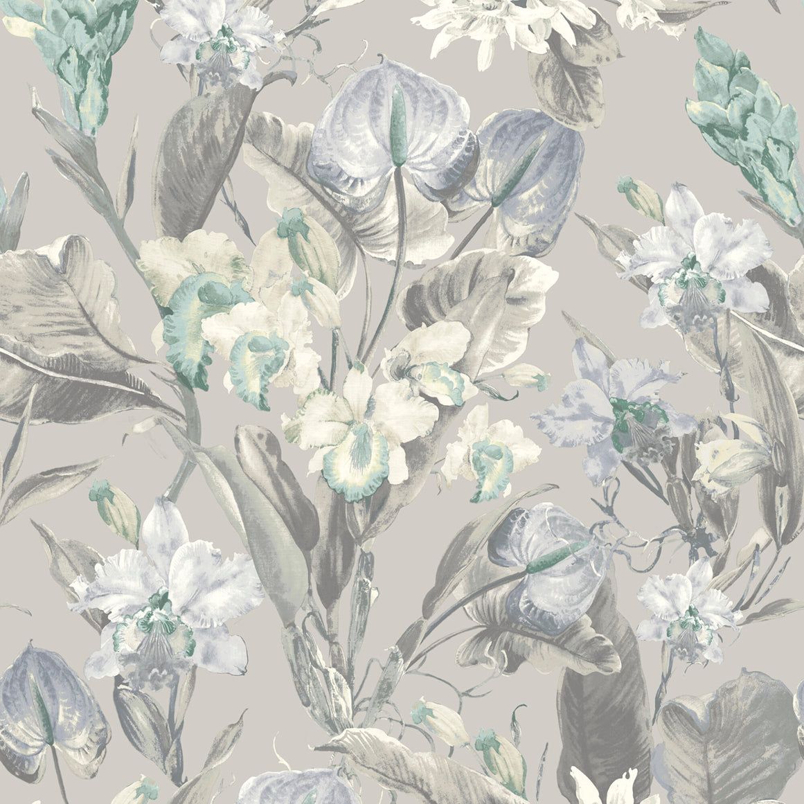 1161x1161 64W9321 Luxury Plants Floral Wallpaper