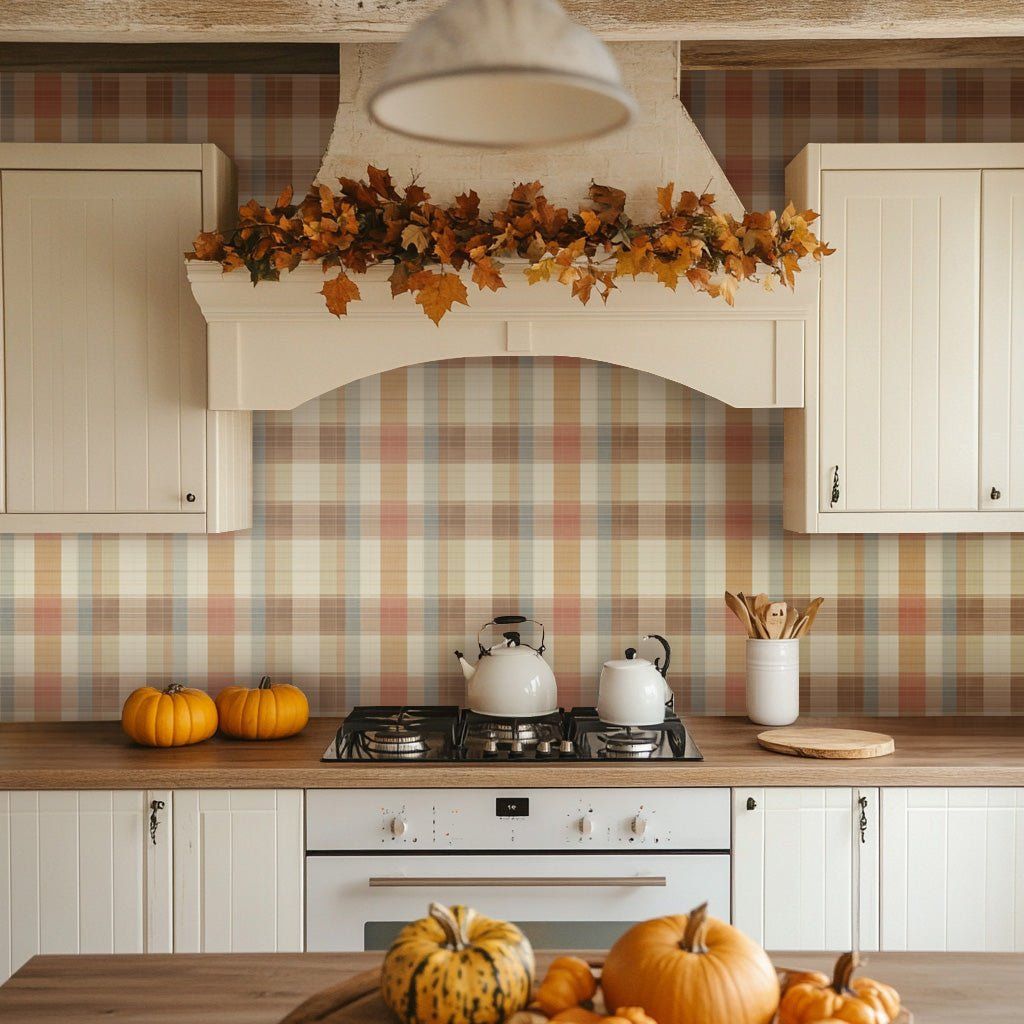 1024x1024 Cozy Cottage Wallpaper Pasted (24W X 27' Roll)