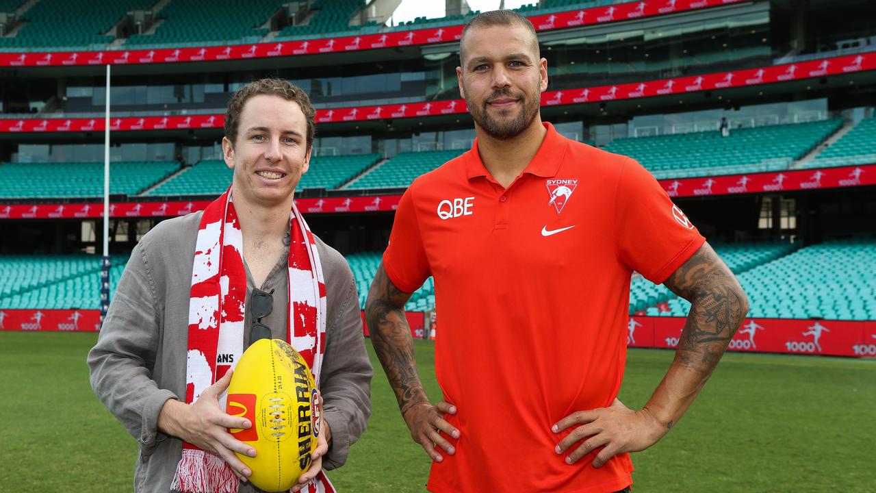 1280x720 AFL news 2022: Lance Franklin 1000 goals, Buddy gets ball back from Sydney Swans fan Alex Wheeler