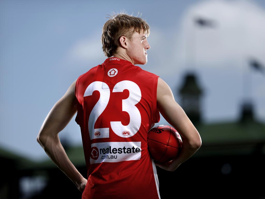 1024x768 Sydney Swans No.23 jumper: Who took over Buddy Franklin's guernsey, Sydney Swans' Ned Bowman's number