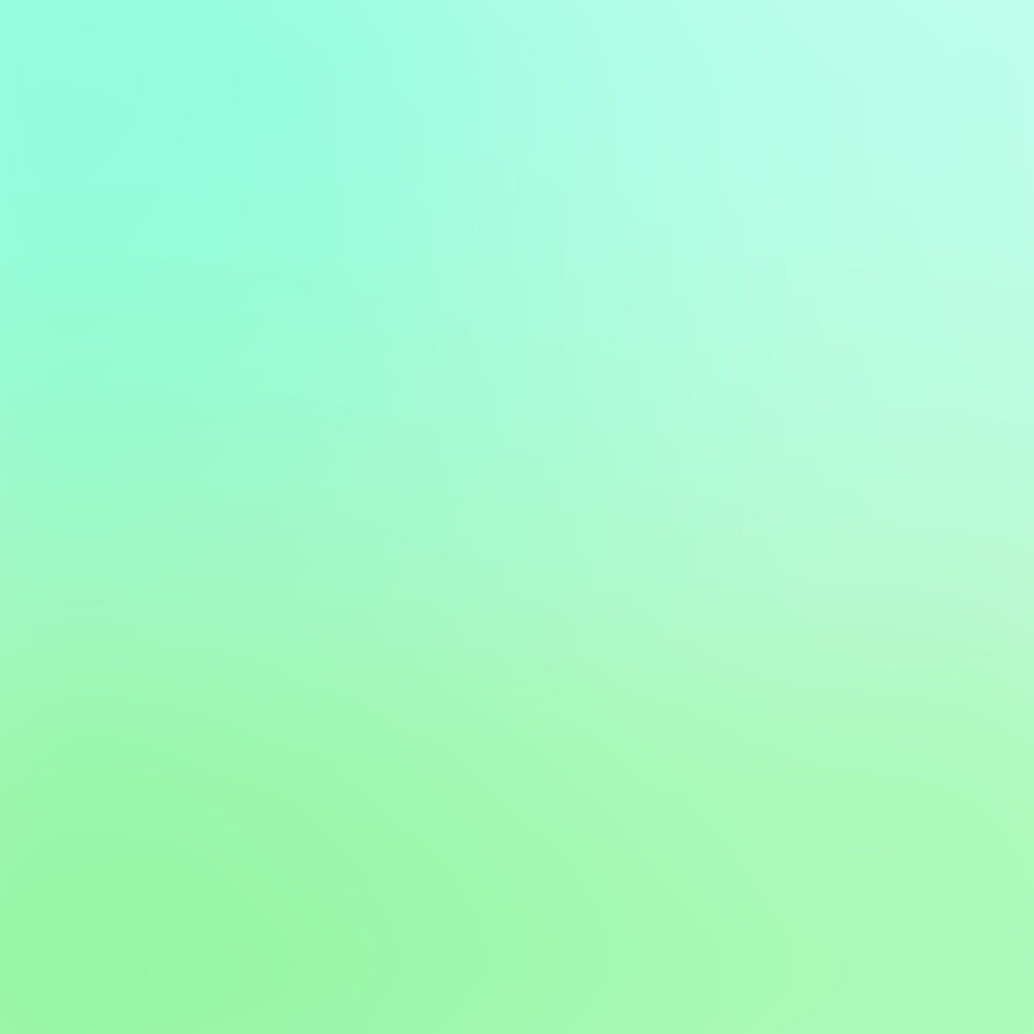 2048x2048 Cool Pastel Blur Gradation Mint Green Wallpaper