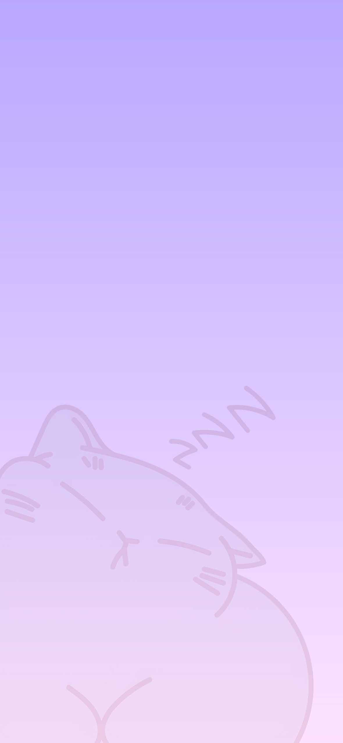 1180x2554 Grey Cat Sleeping Funny Wallpaper Feline Wallpaper iPhone
