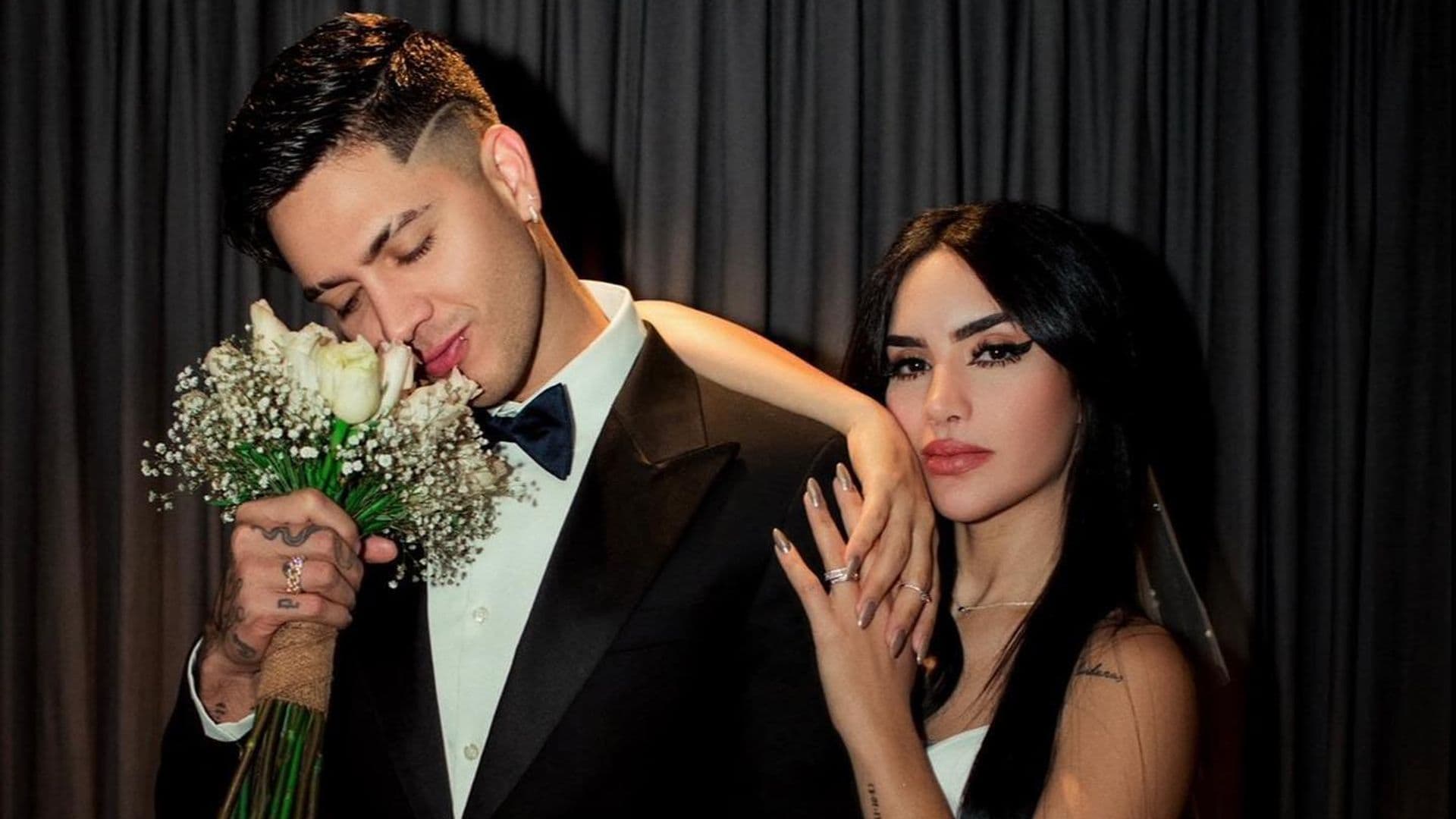 1920x1080 Kimberly Loaiza y Juan de Dios Pantoja celebran su aniversario con fotos de boda. ¡HOLA!