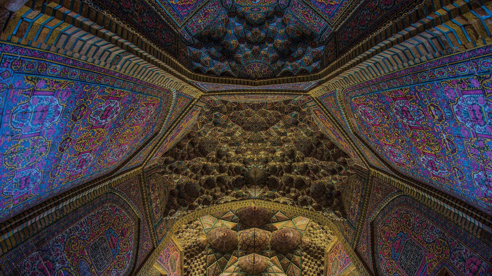 1600x900 Iranian Islamic Architecture With A Pretty Stunning Geometric Design, In Different Cities Of Iran. : R Interestingasf*ck