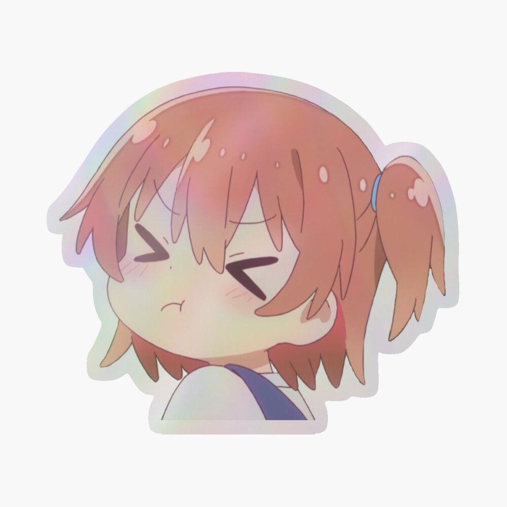 1000x1000 Pouting Hinata Greeting Card