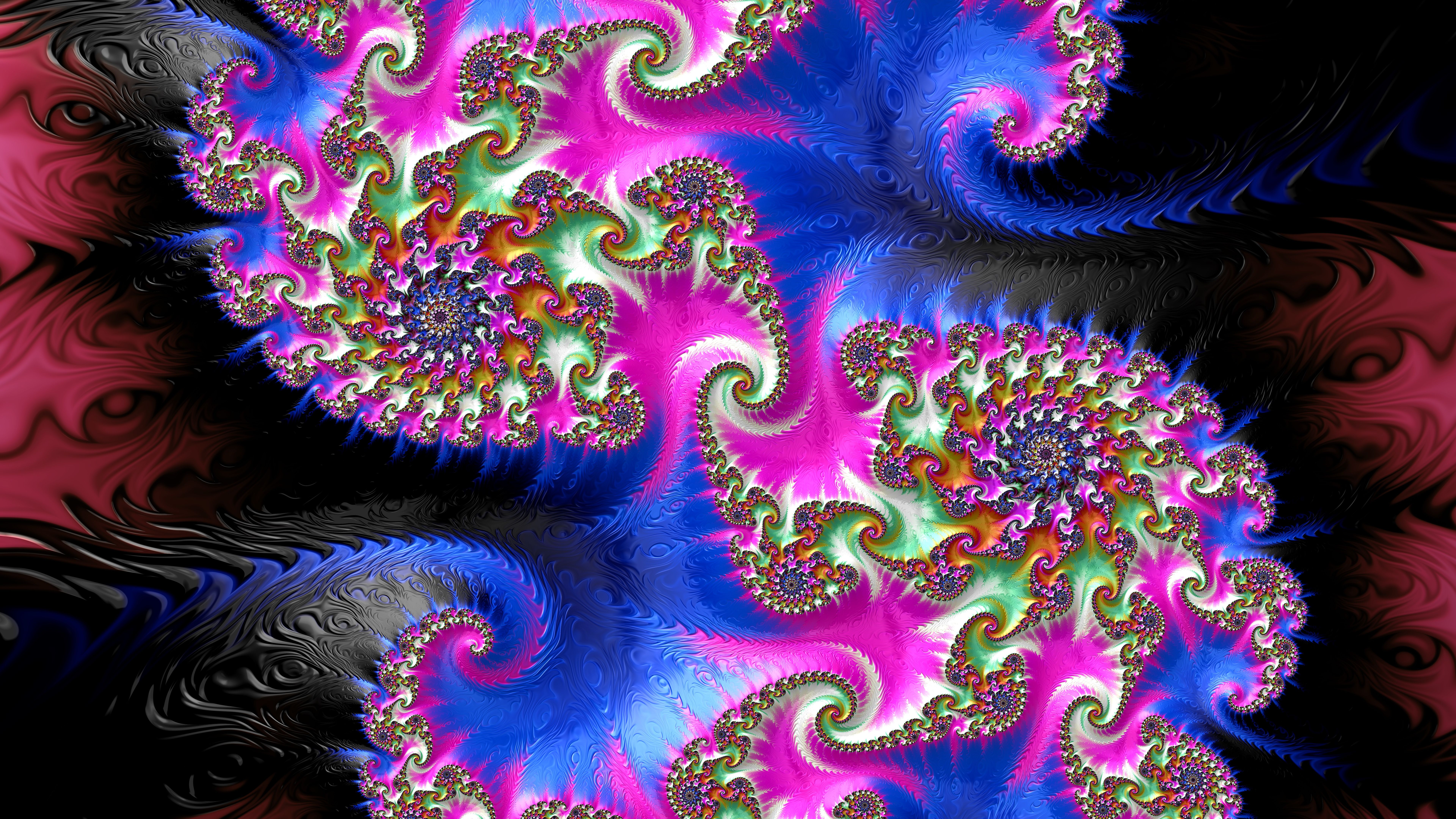 7680x4320 8k Trippy Psychedelic Fractal Wallpaper By Dr Penx4320