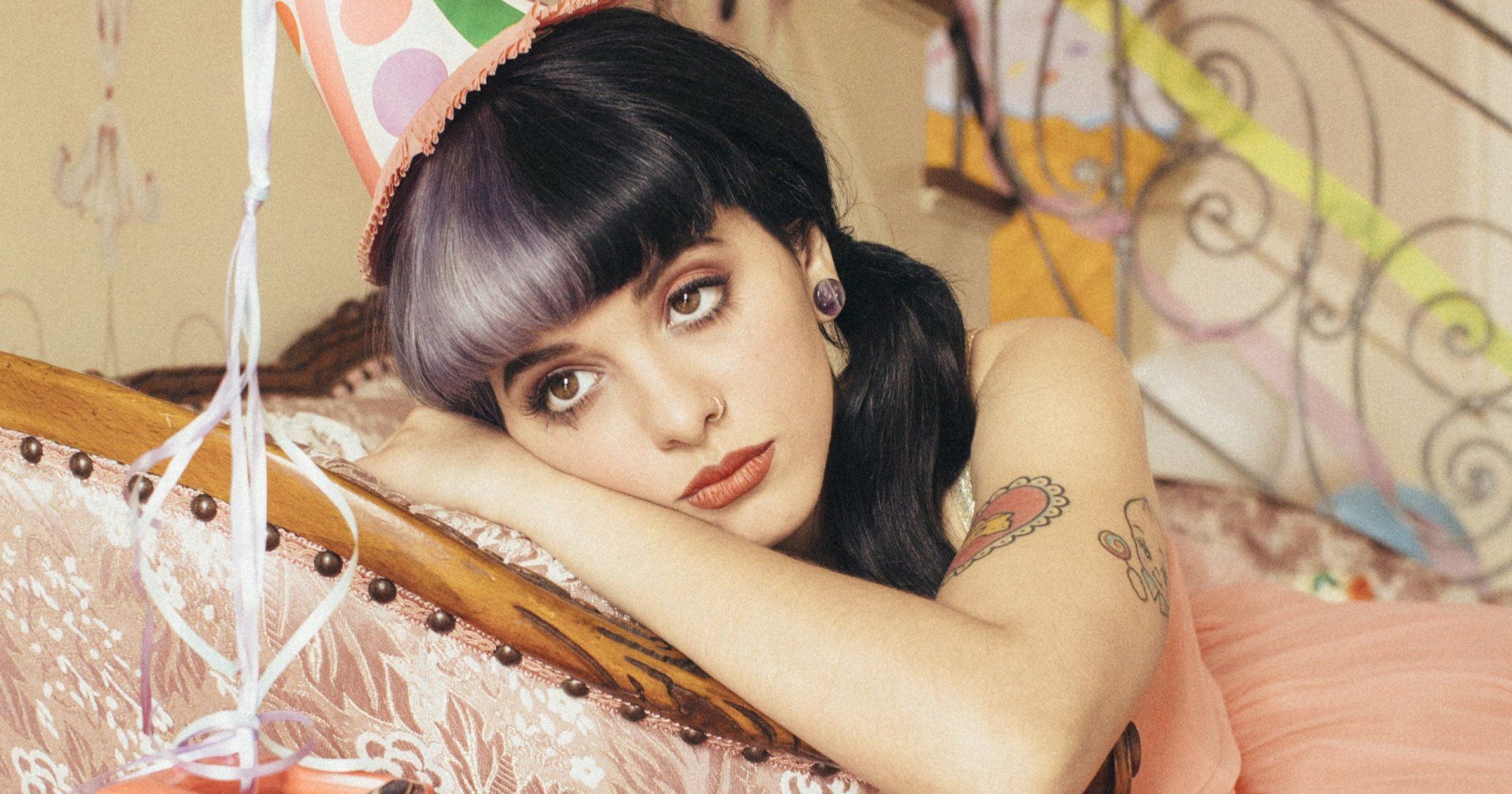 1920x1008 Melanie Martinez: American Singer's Artistic Tattoo HD Wallpaperx1344