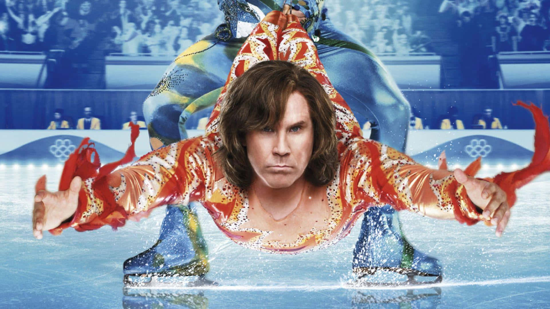 1920x1080 Download Will Ferrell flashes a cheeky grin against a colorful background. Wallpaper