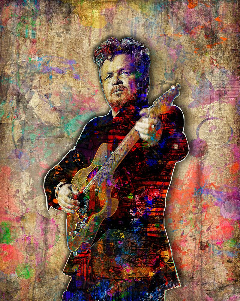 800x1000 John Mellencamp Poster, John Mellencamp Gift, John Mellencamp Tribute Fine Art