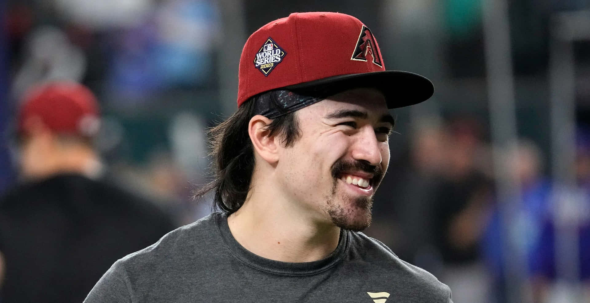 1920x987 Download Smiling Baseball Player Corbin Carroll Wallpaper