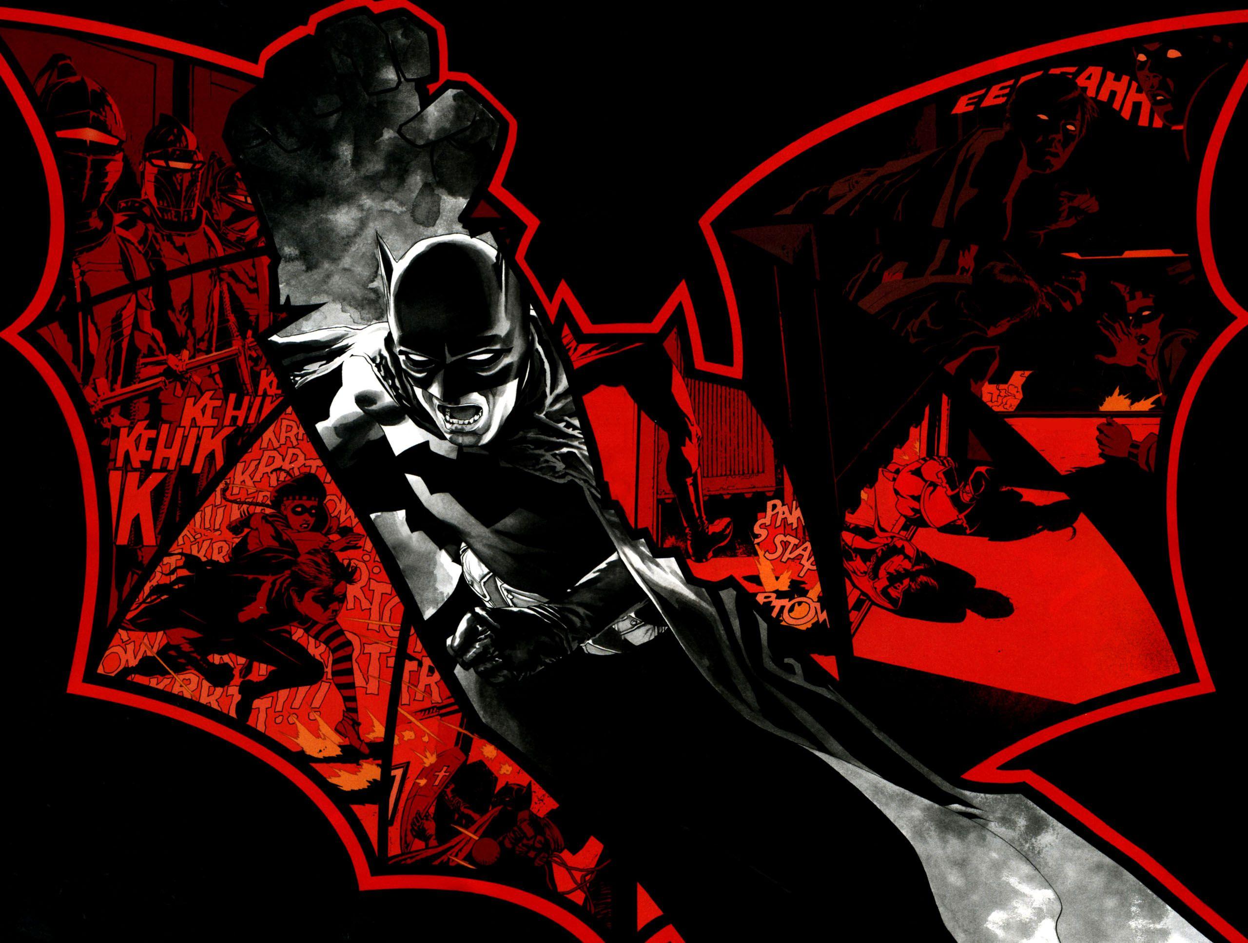 Download Black Red 4k Batman Wallpaper