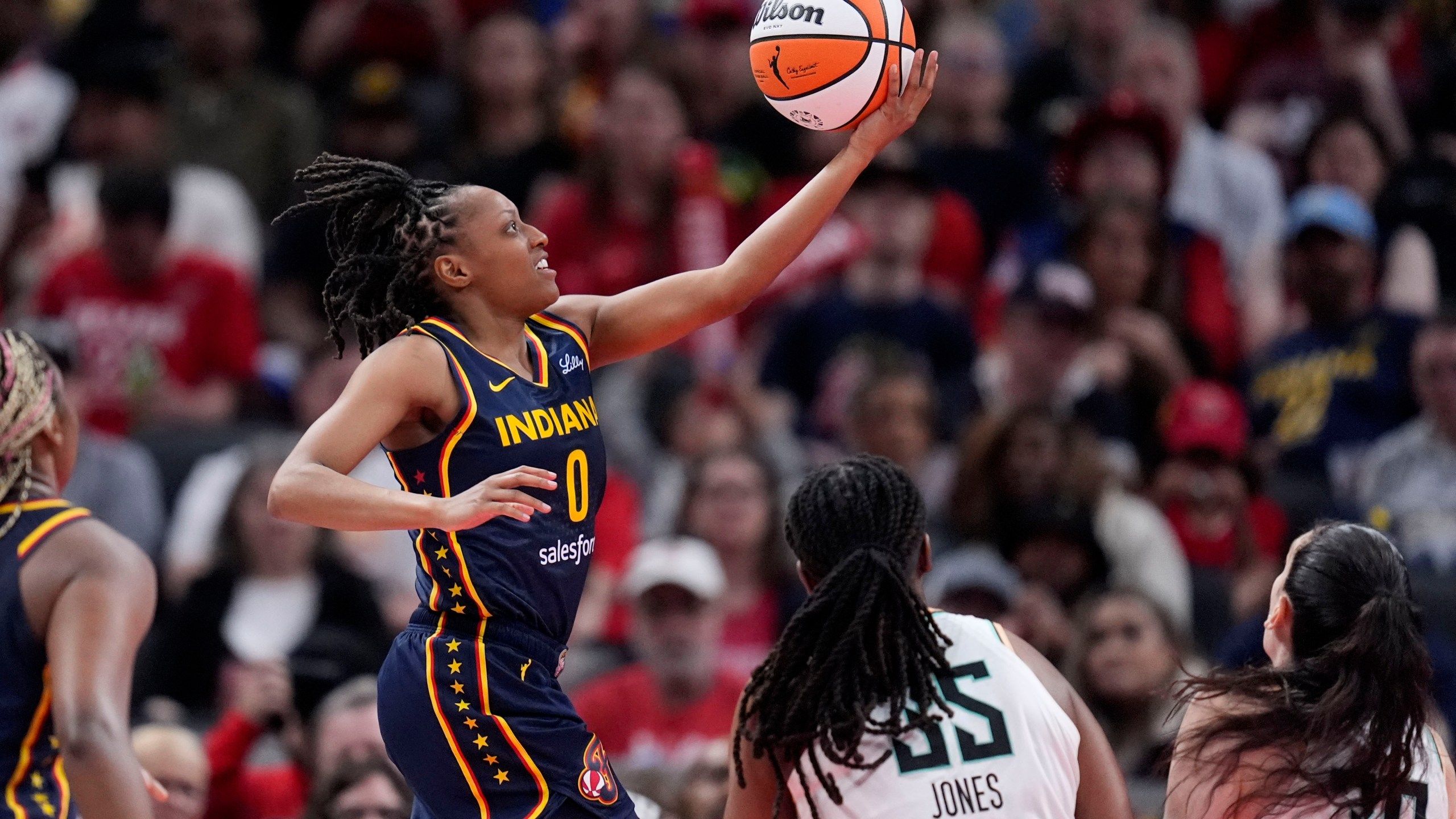 2560x1440 Breanna Stewart Ruins Caitlin Clark's Home Debut By Leading Liberty Past Fever 102 66