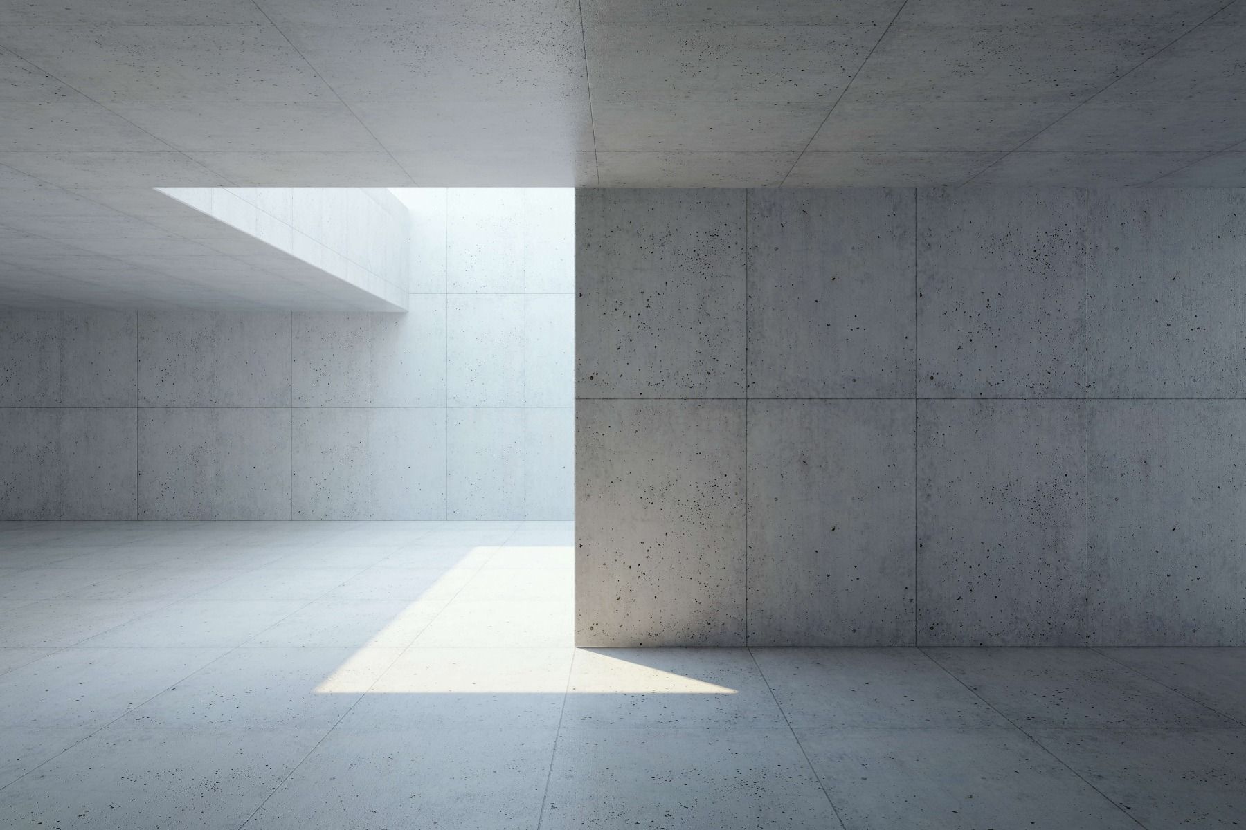 1800x1200 3D Concrete walls