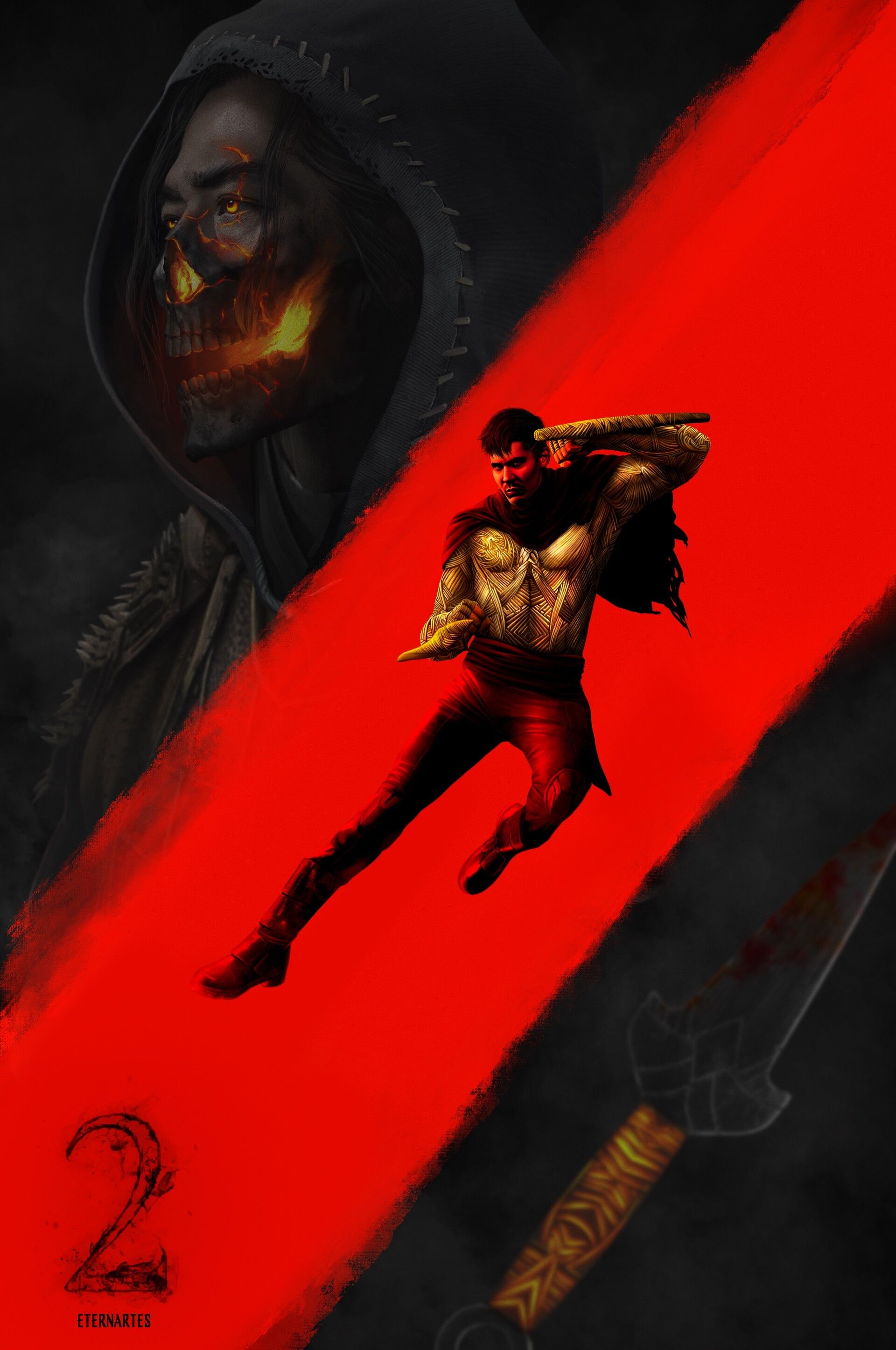 1920x2893 Cole Young poster Mortal Kombat 2