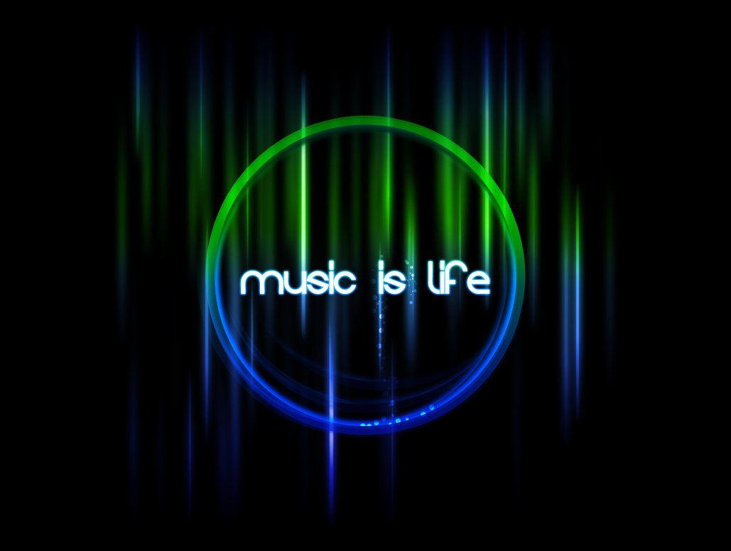 wallpaper music is my life