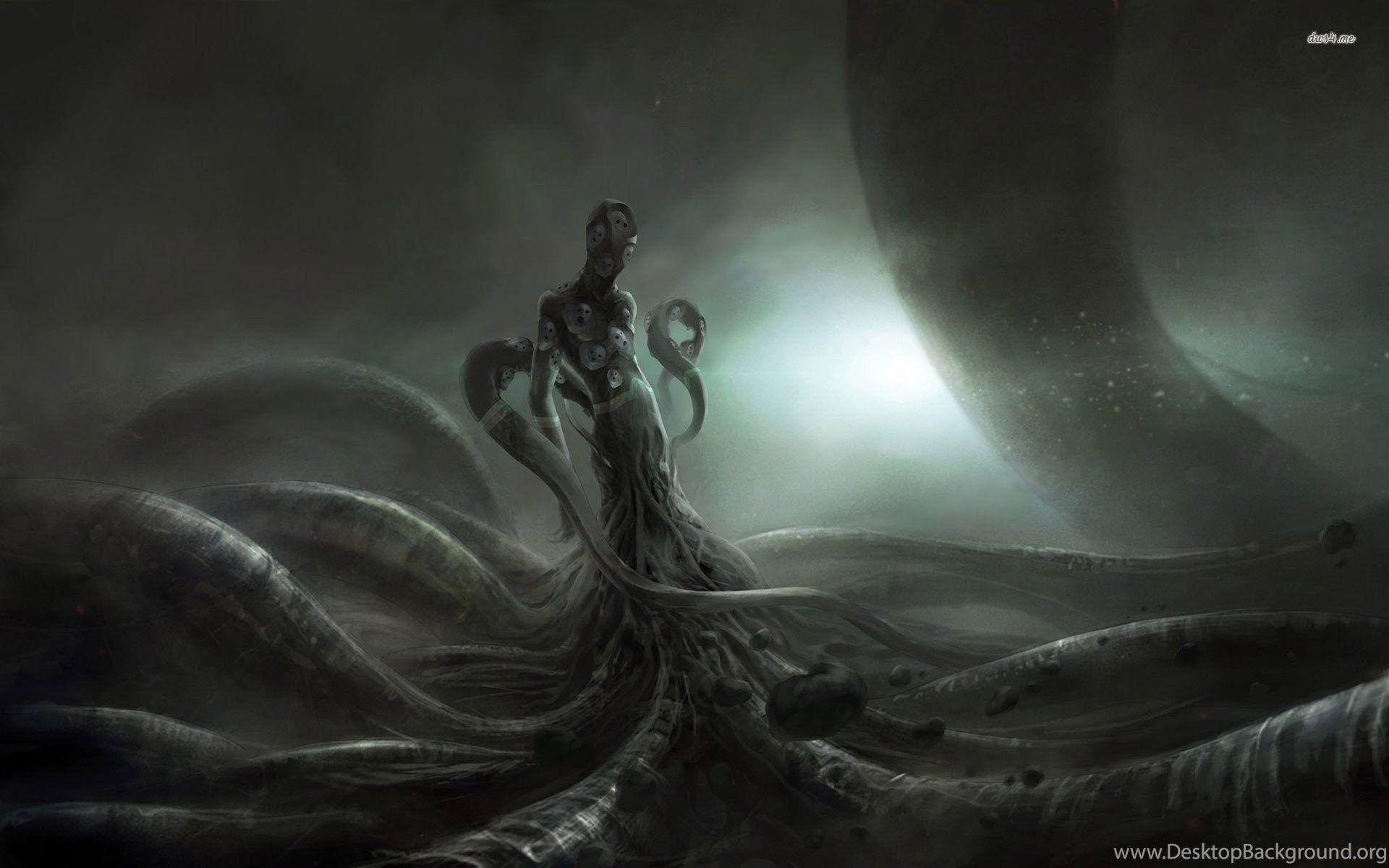 1920x1200 Eerie Creature Wallpaper Fantasy Wallpaper Desktop Background
