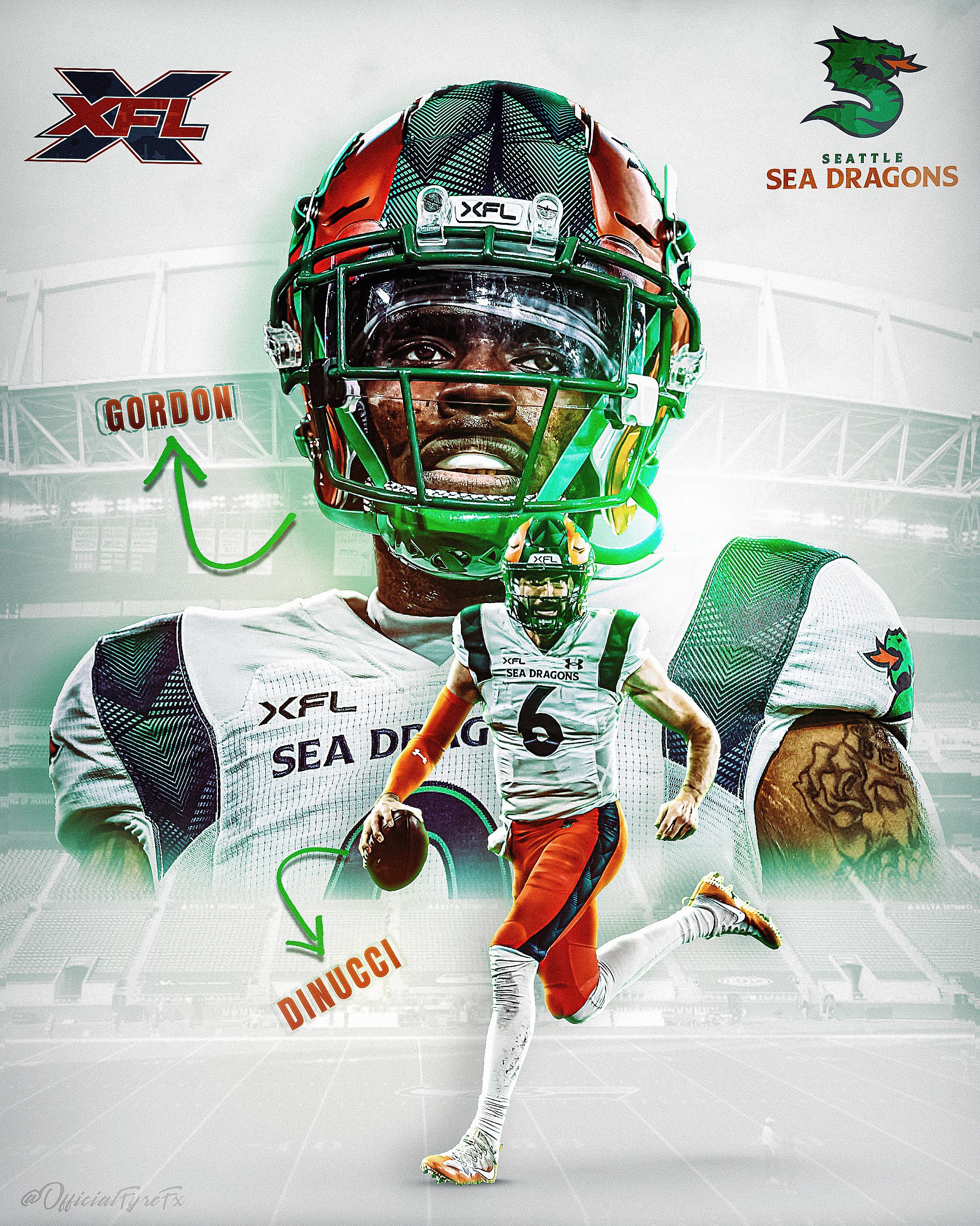 2160x2700 XFL is underway! Sea Dragons Design!