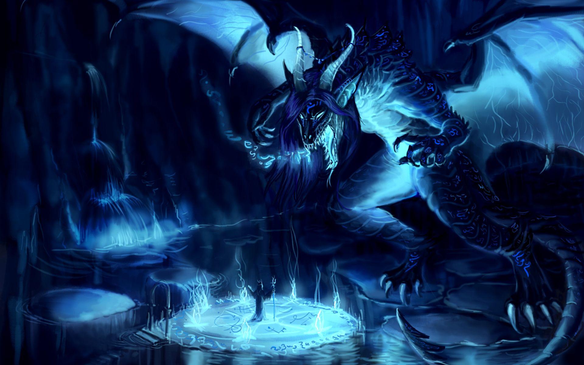 Hình nền và hình nền Full HD 1920x1200 Blue Dragon