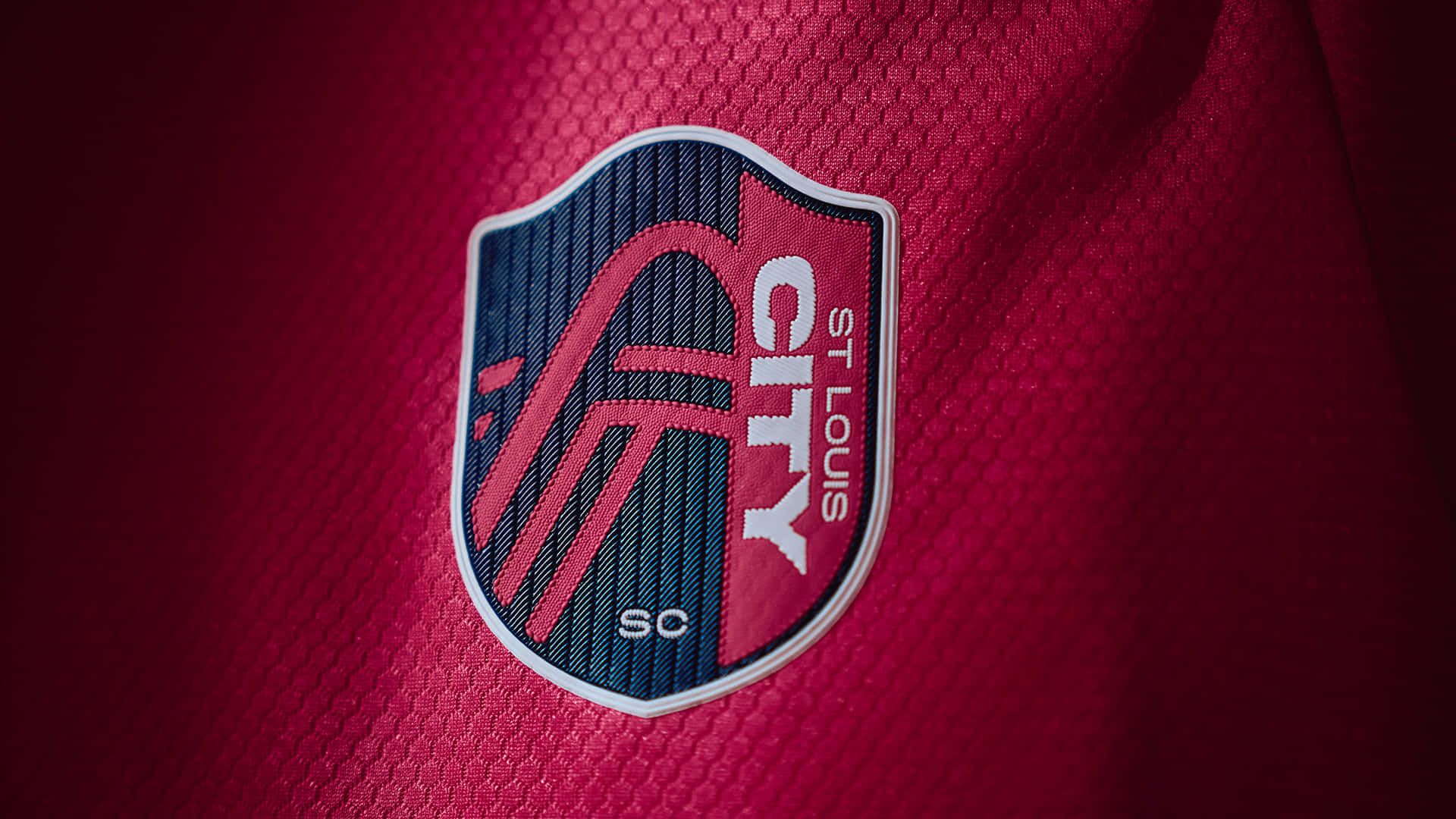 1920x1080 Download St. Louis City SC Logo On A Jersey Wallpaper