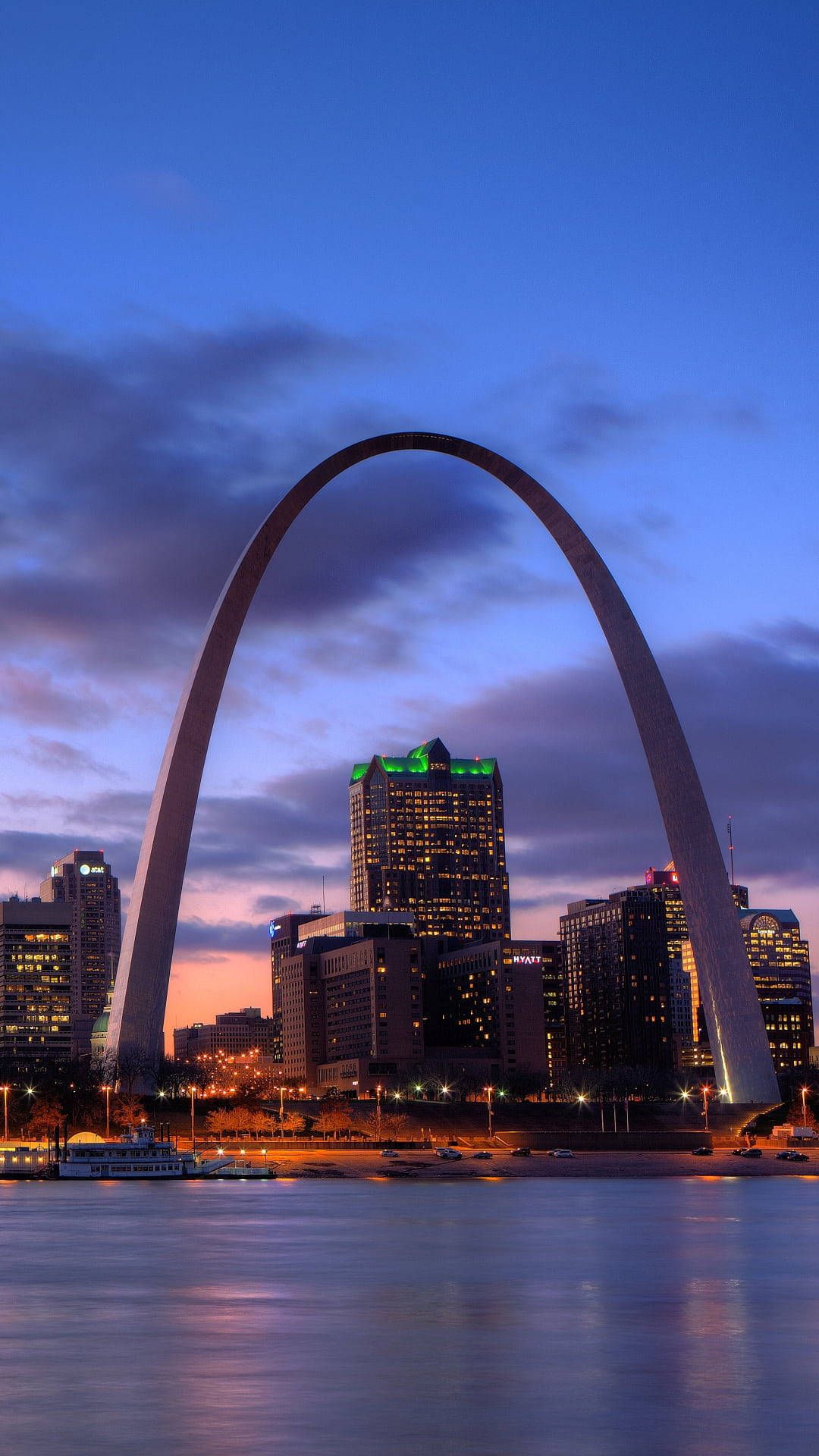 1080x1920 St Louis Arch Buildings View Skyline City St. Louis City Saint Louis Missouri State USA United States