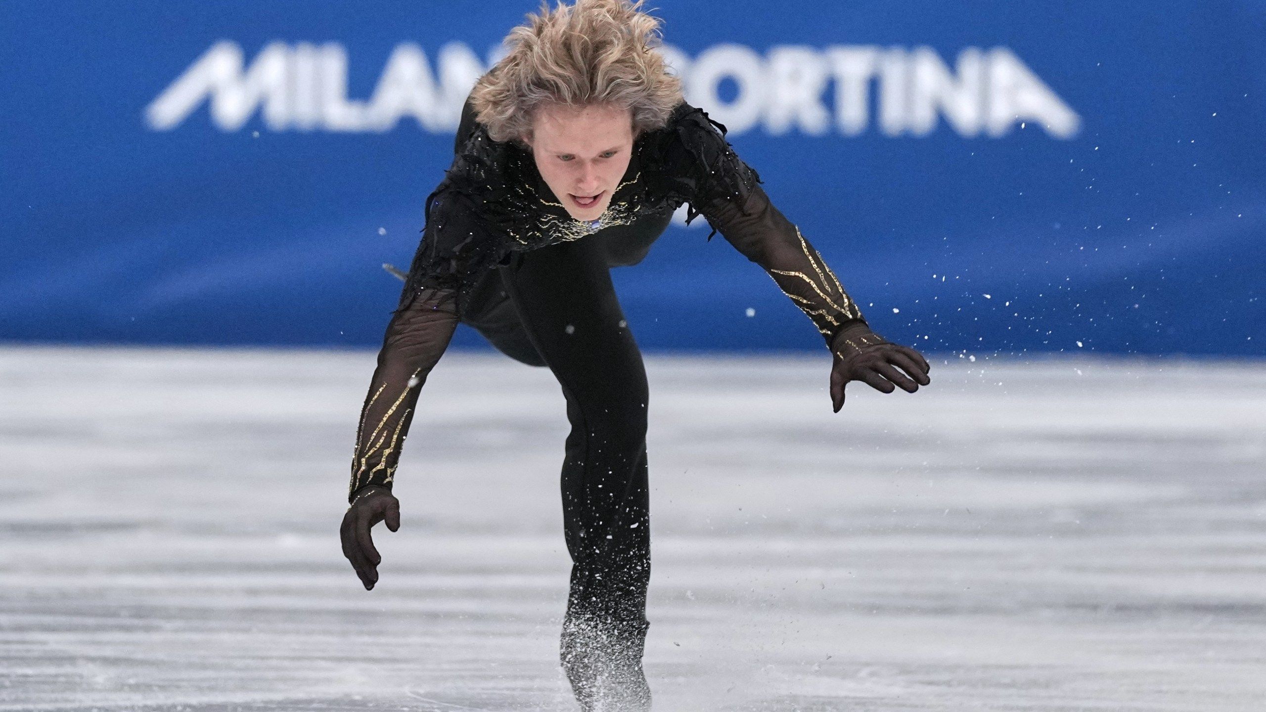 2560x1440 Malinin made history with his Olympic backflip, but some say the glory was owed to a Black skater