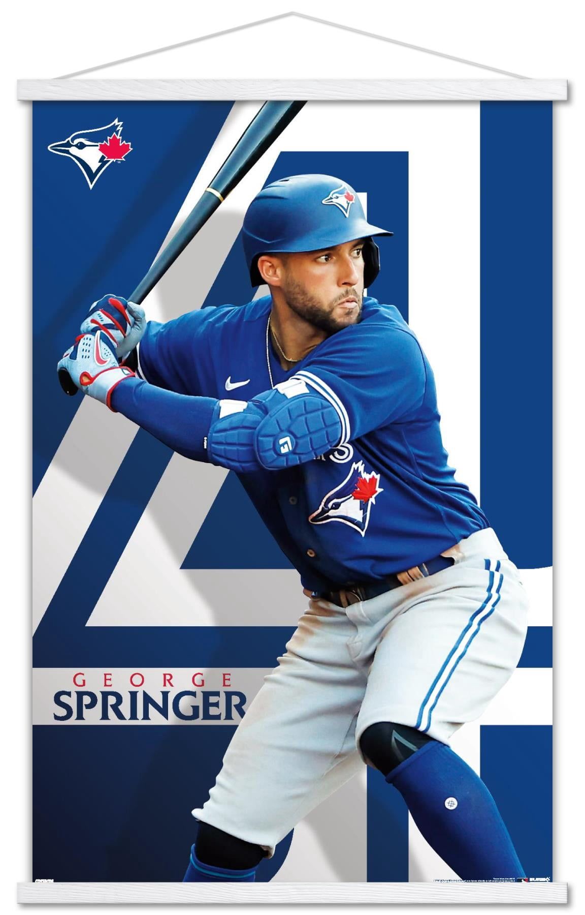 1152x1800 MLB Toronto Blue Jays Springer 23 Wall Poster with Magnetic Frame, 22.375 x 34