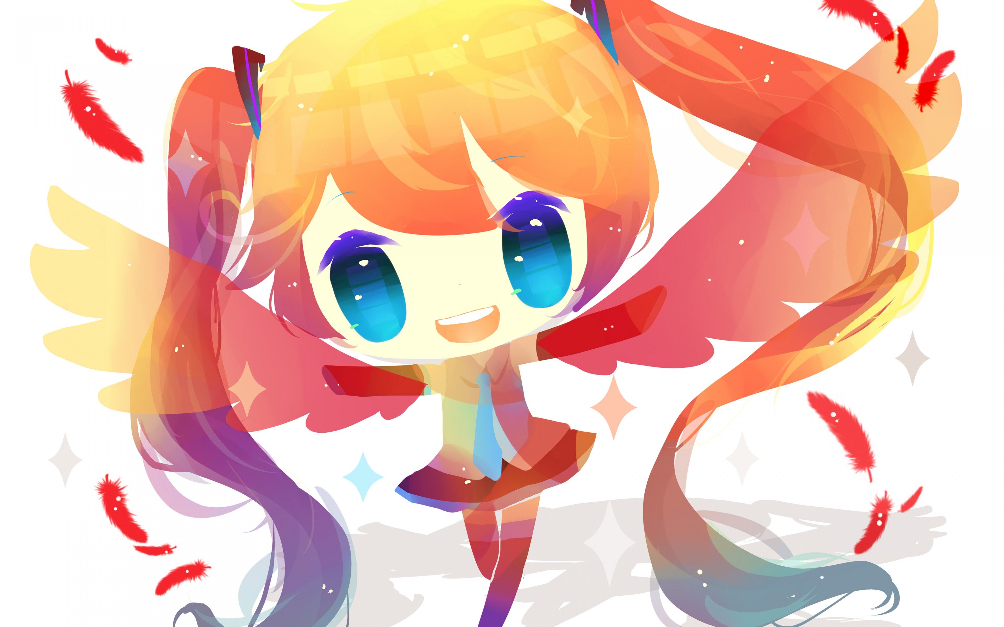 3840x2400 Anime girl Vocaloid 4K Wallpaper