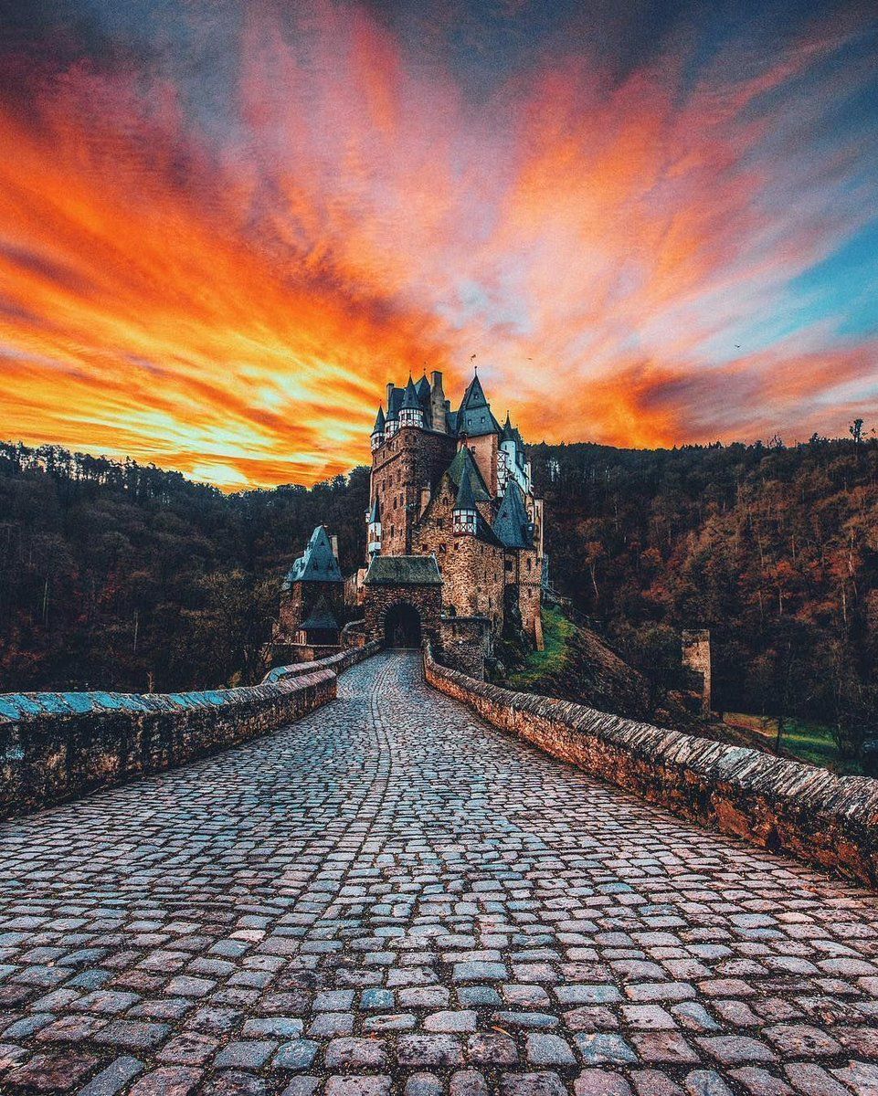 961x1200 Eltz Castle stands hidden in Germany's green hills like a medieval dream