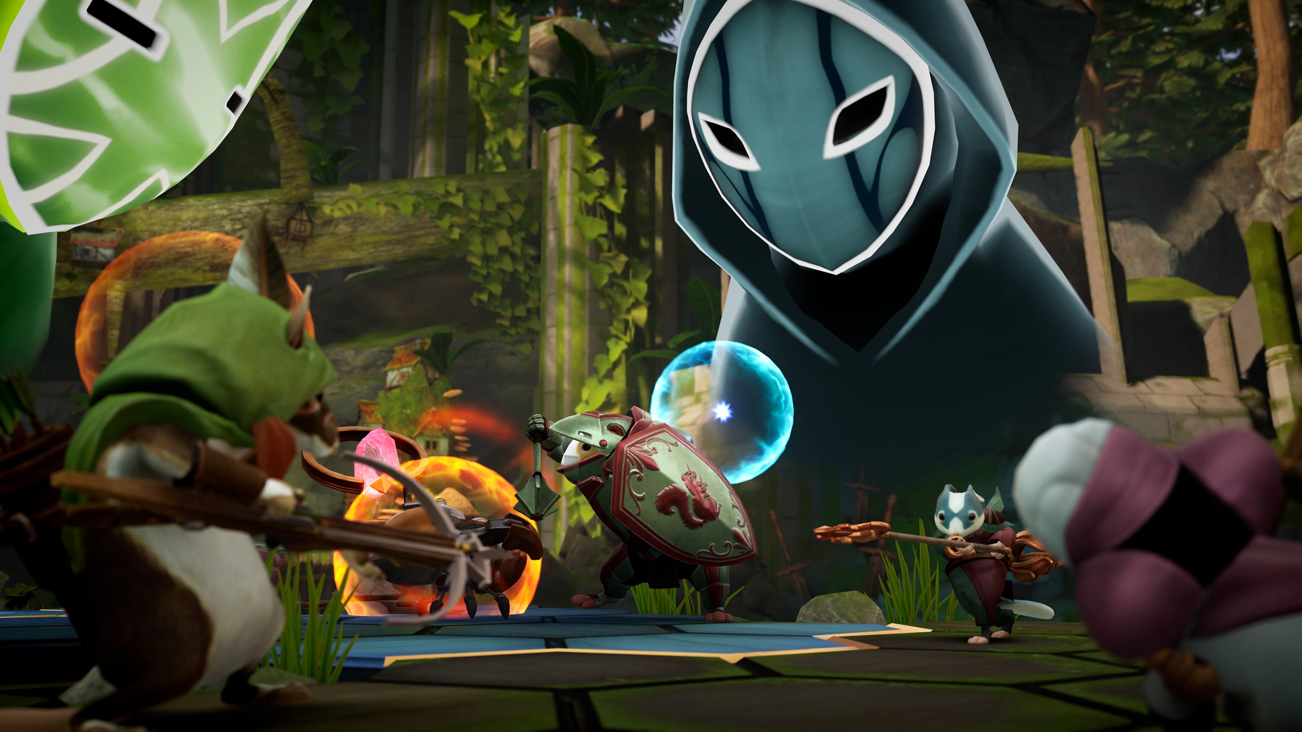 2560x1440 PvP Brawler 'Glassbreakers: Champions of Moss' Launches on Quest App Lab