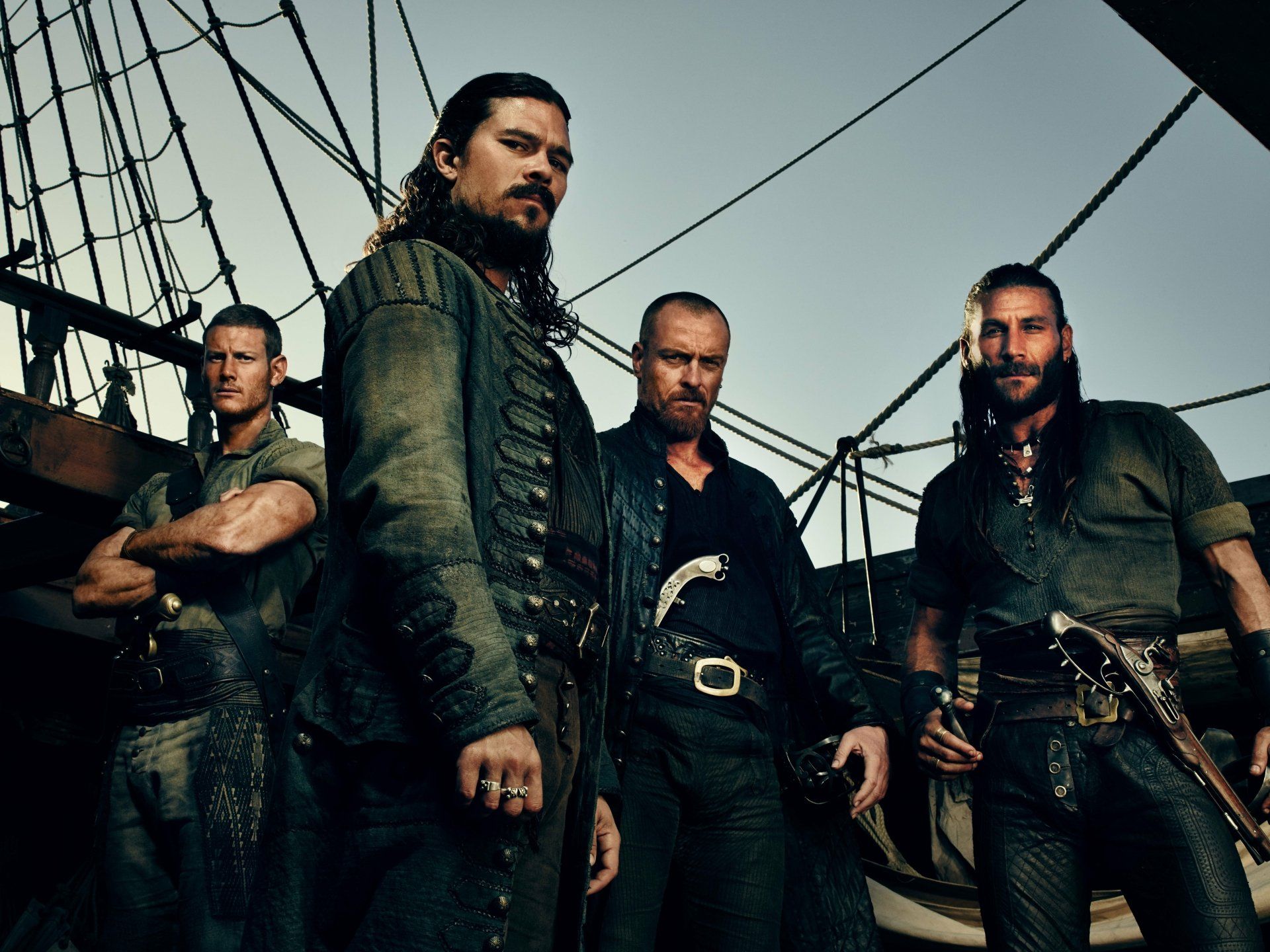 1920x1440 Black Sails Legends: 8K Ultra HD Wallpaper Featuring Captain Flint & Crewx6208