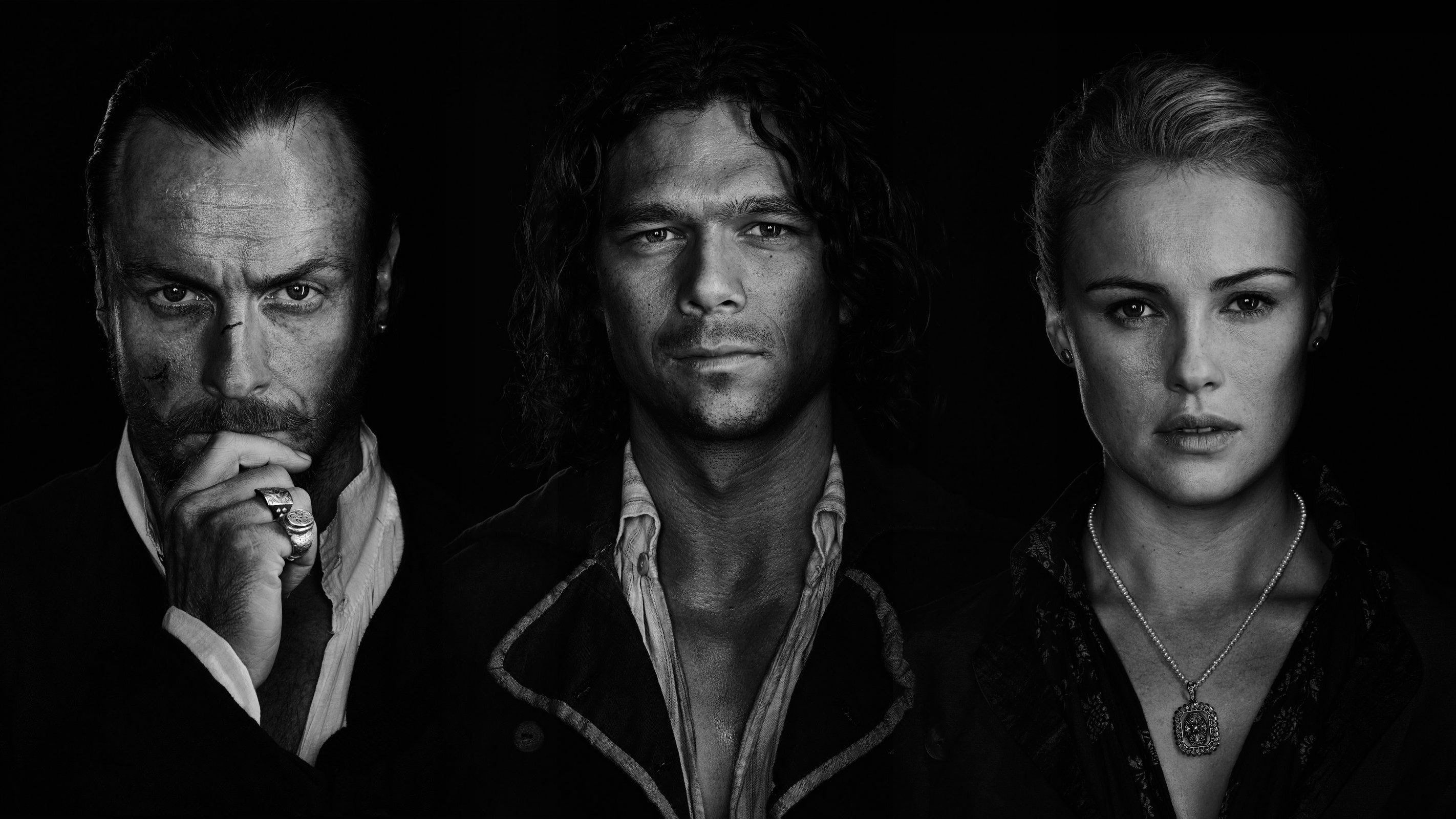 2844x1600 Phone wallpaper: Black Sails, John Silver (Black Sails), Tv Show, Captain Flint (Black Sails), Eleanor Guthrie, Hannah New, Luke Arnold, Toby Stephens 841652