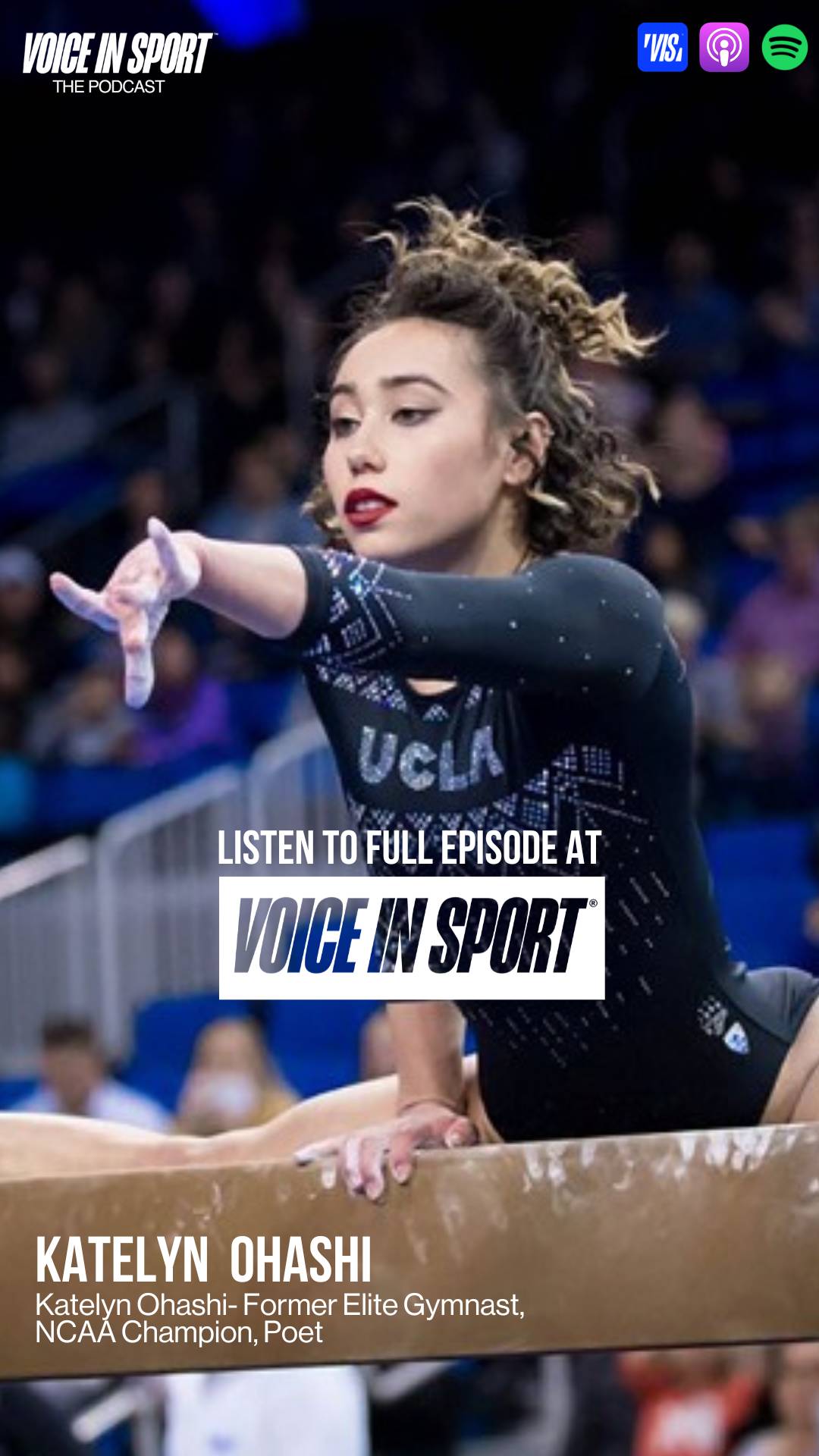 1080x1920 Podcast. Katelyn Ohashi Image in Gymnastics