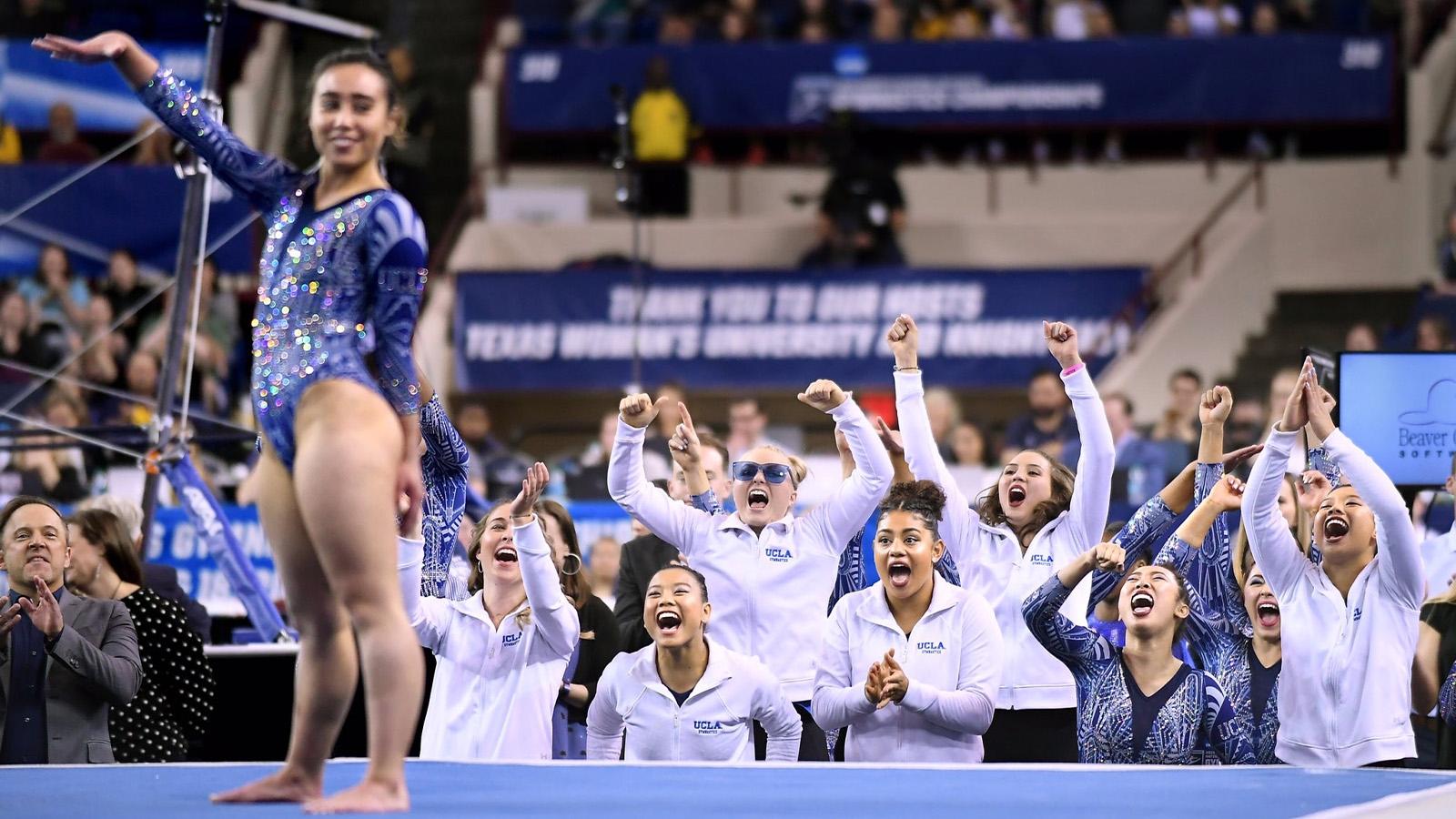 1600x900 NCAA Video Vault: Katelyn Ohashi's floor routine at the 2019 gymnastics championship was the perfect career capper