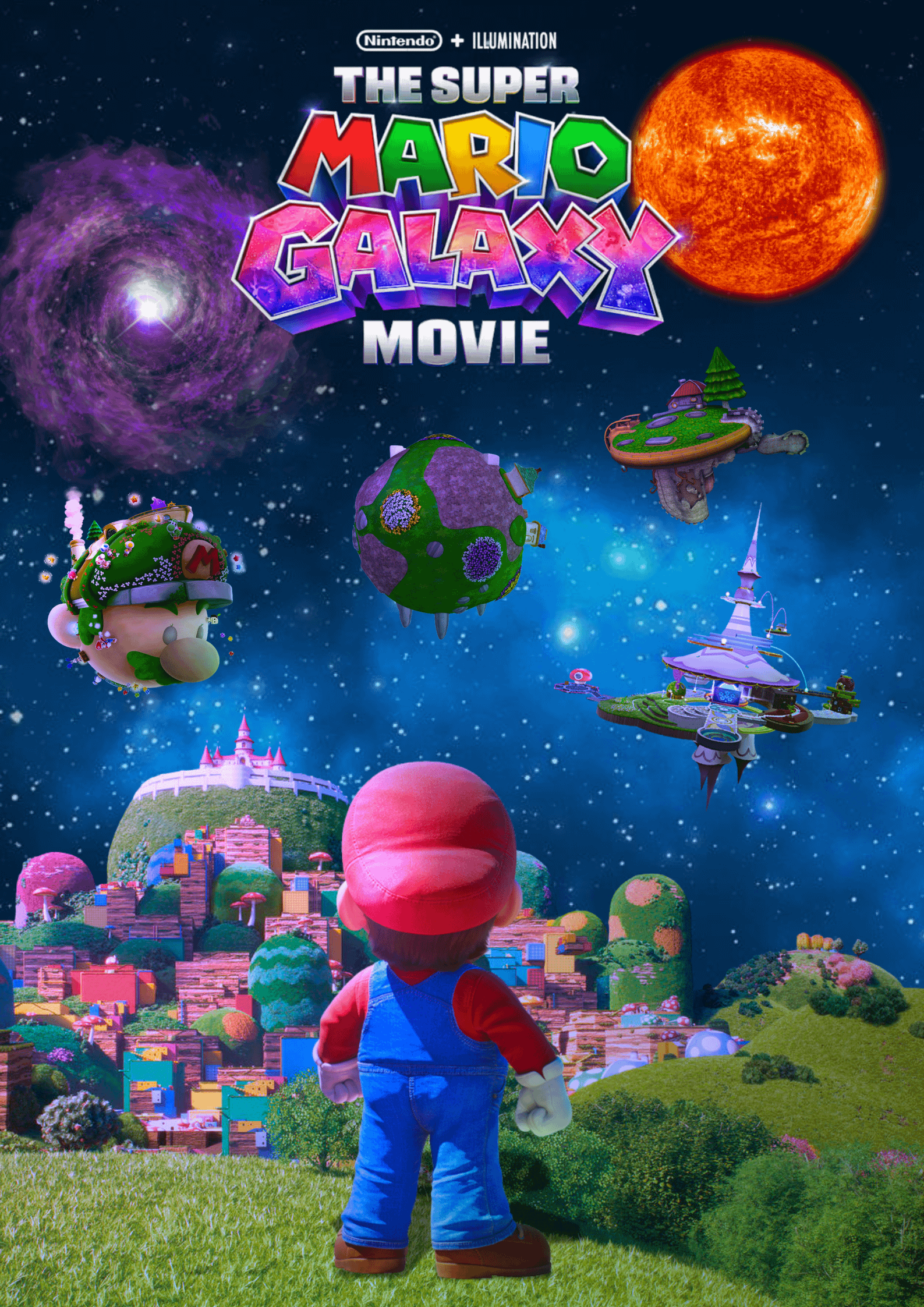 1587x2245 Made this Mario Galaxy Movie Poster! else can't wait for it?