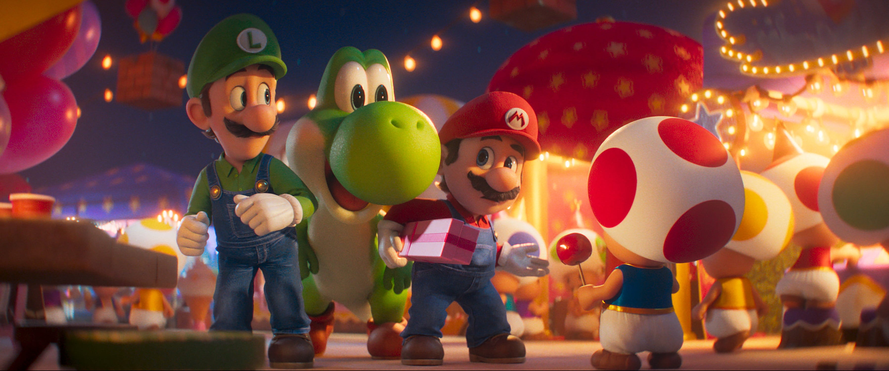 3596x1500 Yoshi first look in The Super Mario Galaxy Movie (Universal Picture)