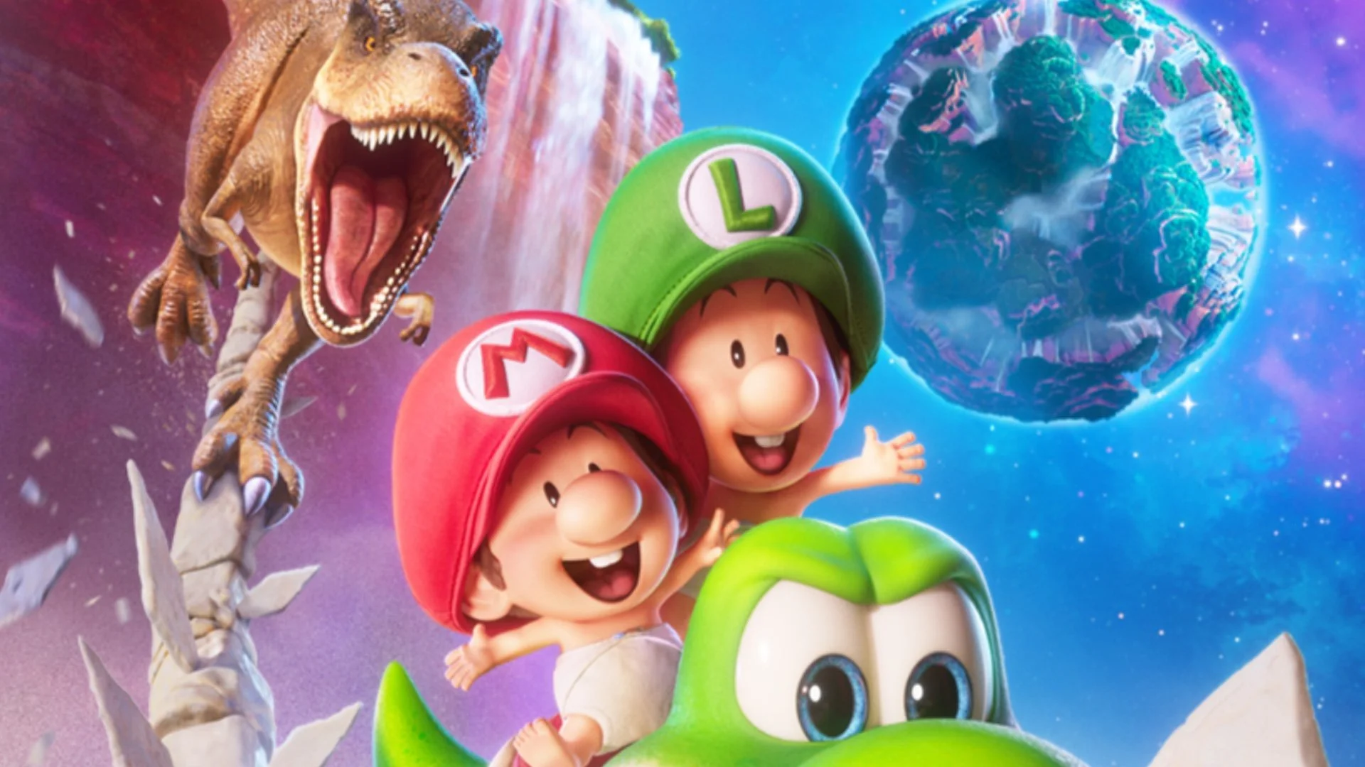 1920x1080 Fun New Character Posters for THE SUPER MARIO GALAXY MOVIE Include New and Old Favorites
