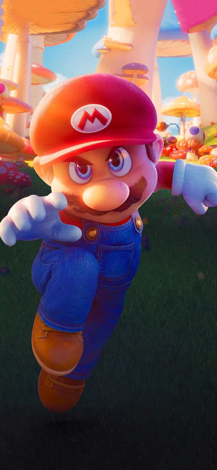 736x1594 Mario Movie Wallpaper