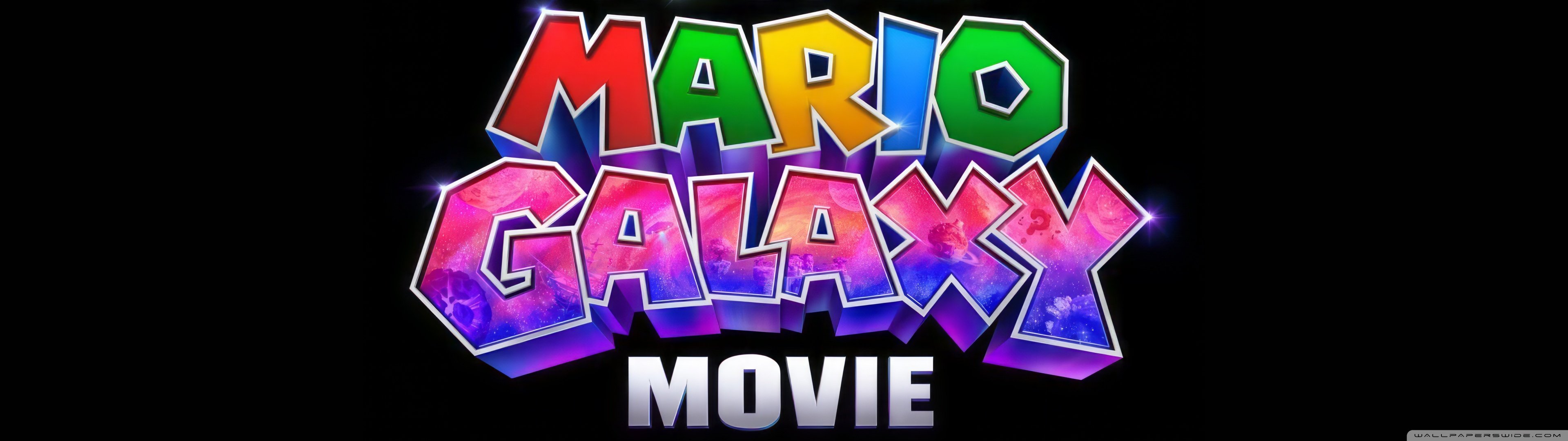 3840x1080 Super Mario Galaxy Movie 2026 4K UHD Wallpaper for UltraHD Desktop and TV : Widescreen and UltraWide Display : Dual Monitor