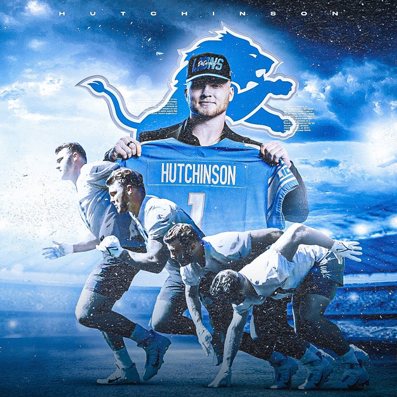 1280x1280 Lions' Aidan Hutchinson makes first appearance at rookie camp