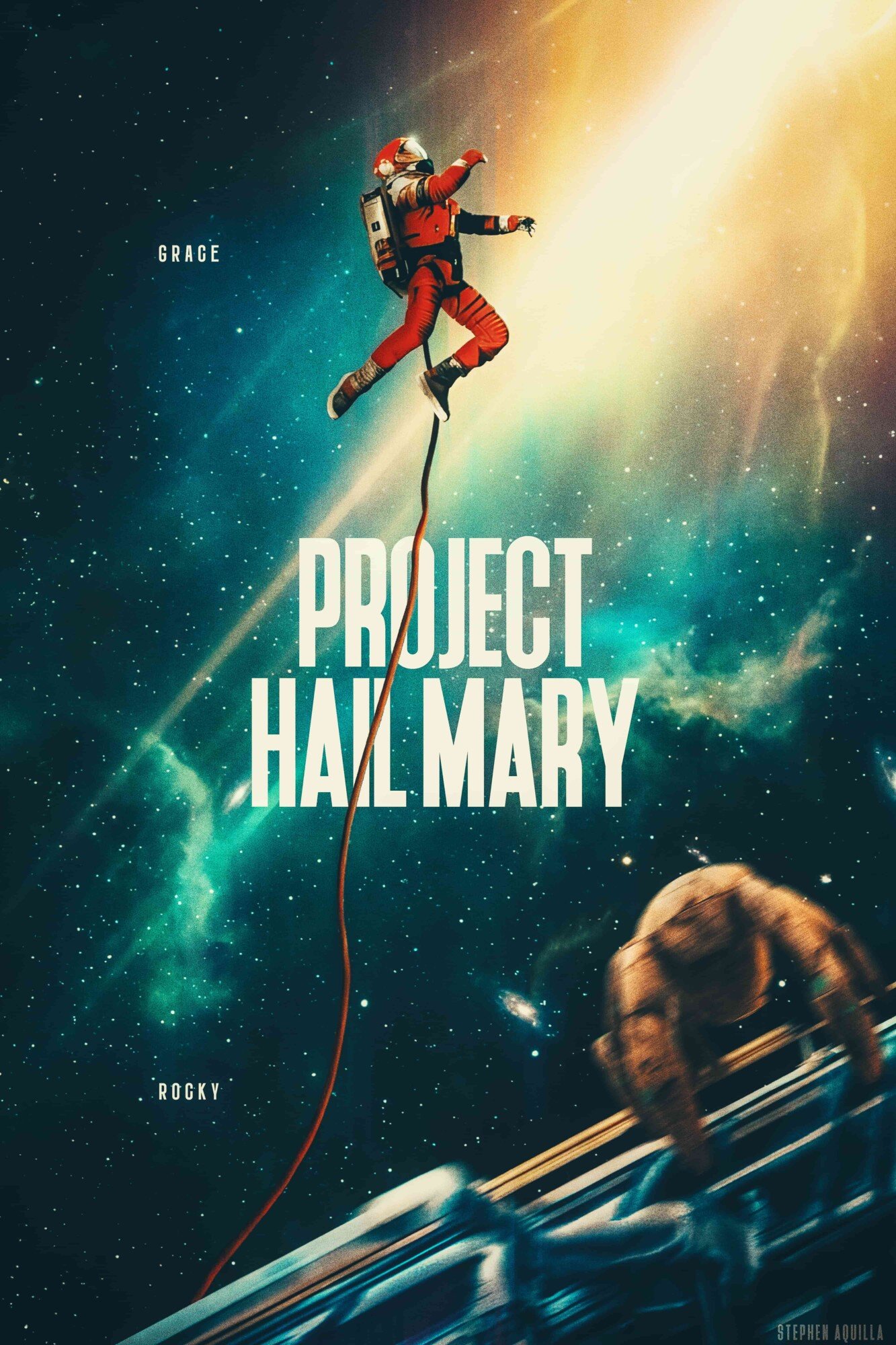 1333x2000 Project Hail Mary (2026). Poster By Stephen Aquilla