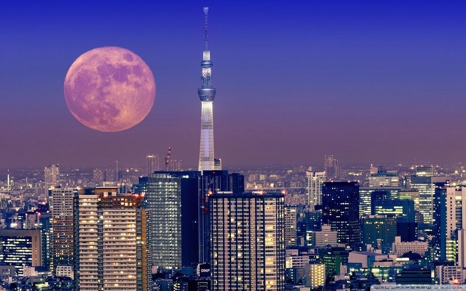 aesthetic japanese japan tokyo desktop 4k wallpapers moon ultra backgrounds wallpaperaccess tv