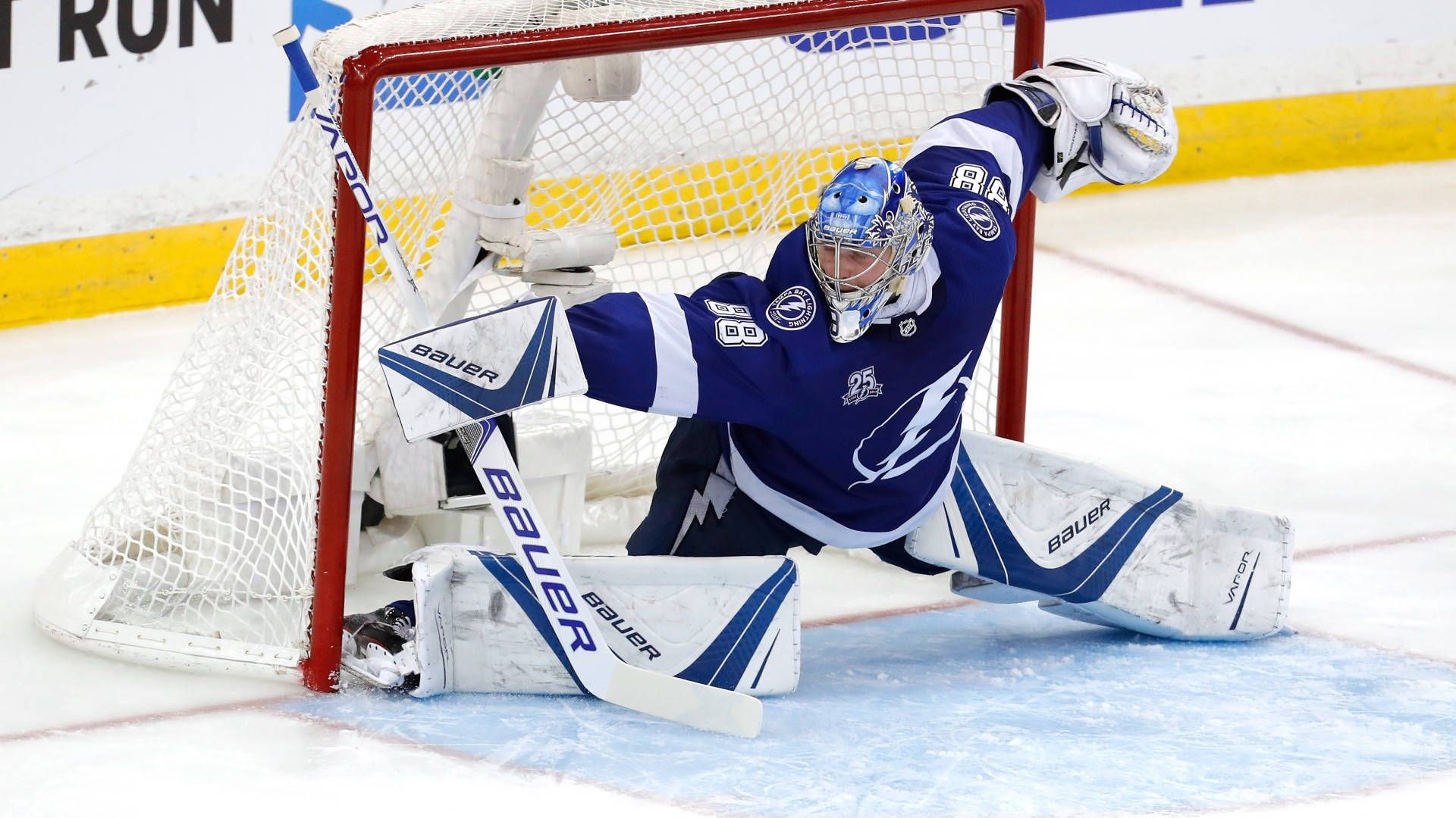 1920x1080 Download Andrei Vasilevskiy Standing strong with his Tampa Bay Lightning team Wallpaper