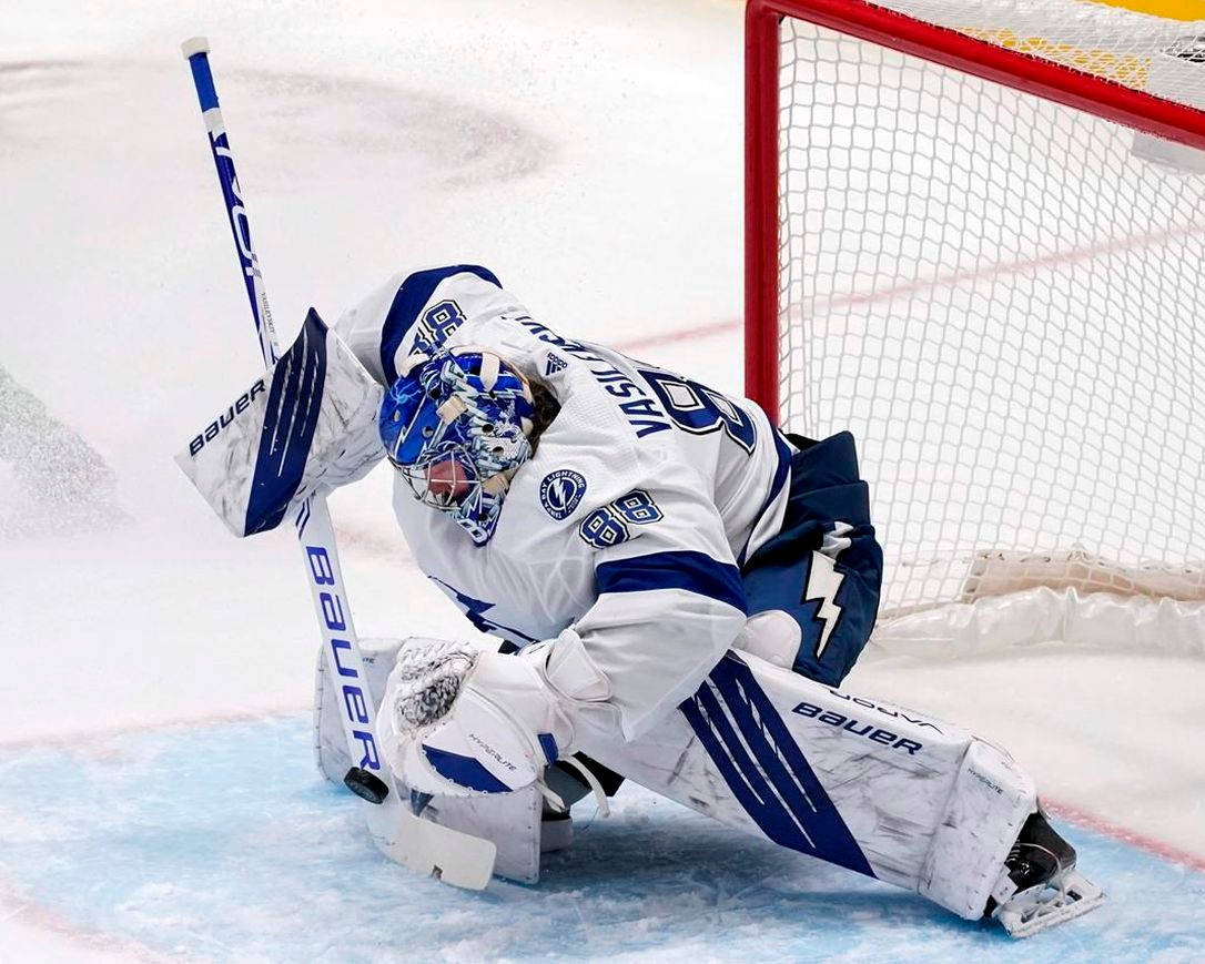 1086x869 Download Tampa Bay Lightning Best Goaltender Andrei Vasilevskiy Wallpaper