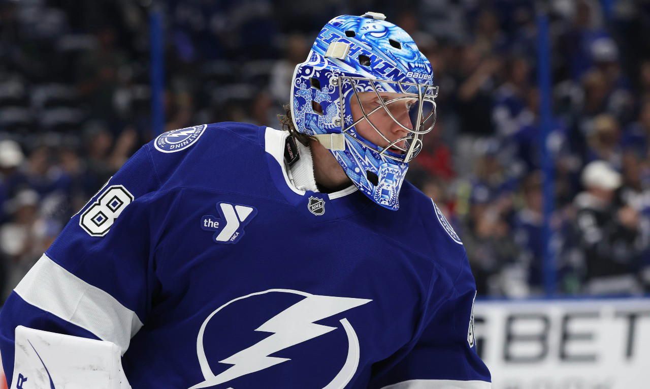 1280x765 Andrei Vasilevskiy rejoins the Lightning at Tuesday's practice