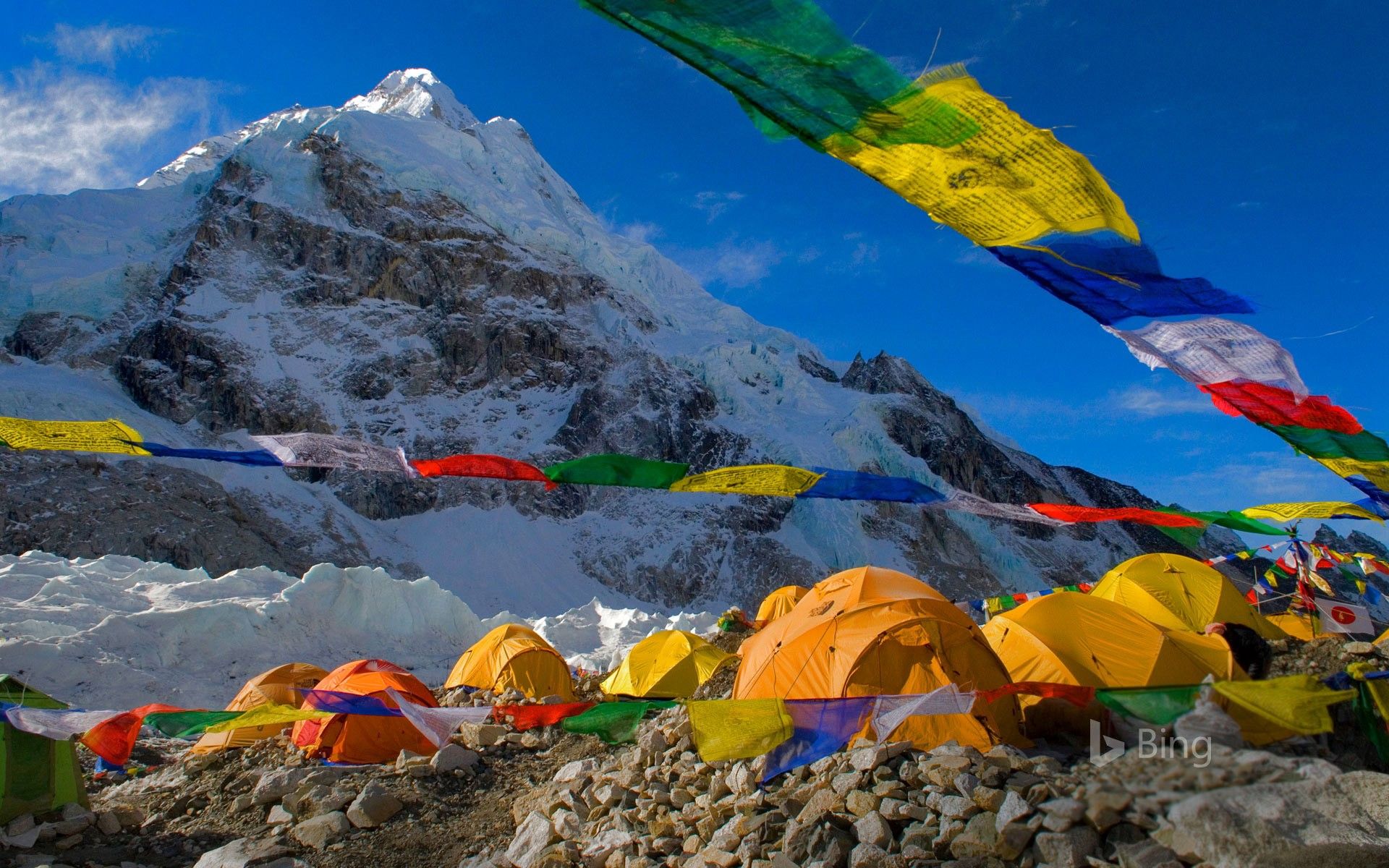 1920x1200 South Base Camp, Mount Everest, Nepal Wallpaper