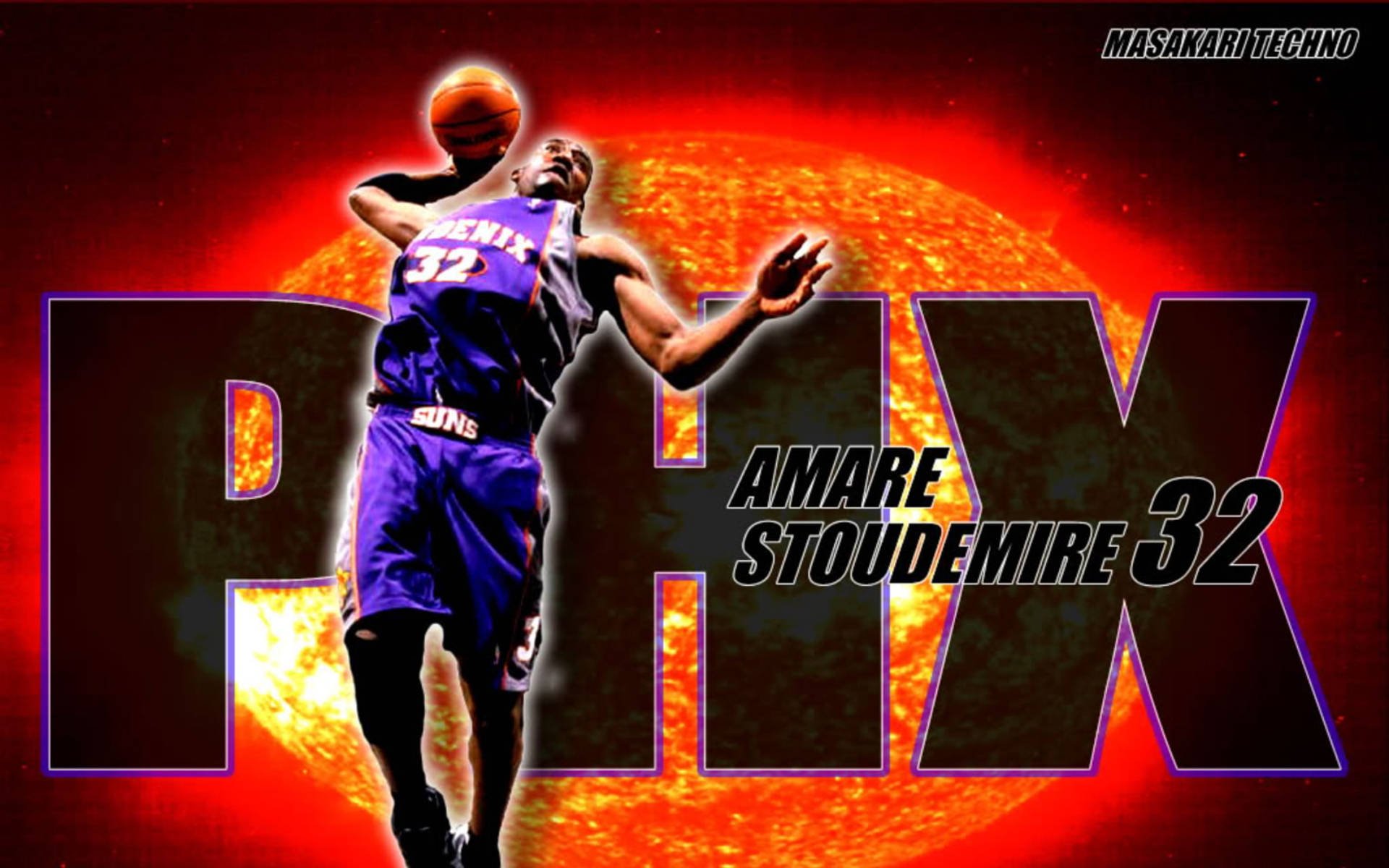 1920x1200 Download Phoenix Suns Amare Stoudemire Fan Art Wallpaper